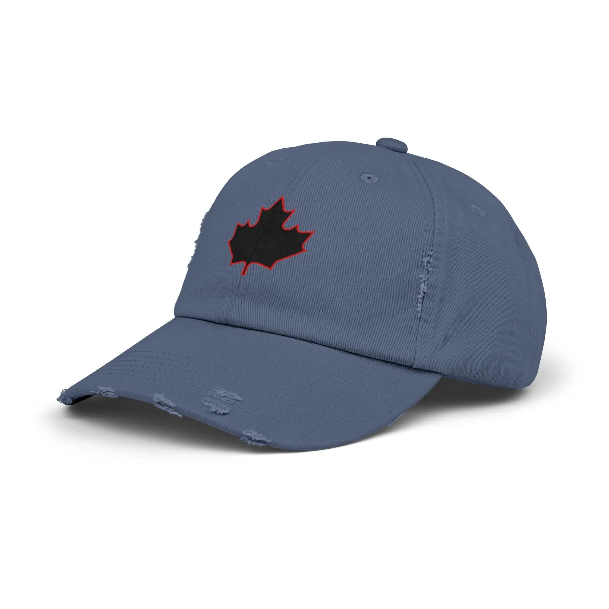 Maple Stick Distressed Hockey Cap – Retro Canadian Style Printify