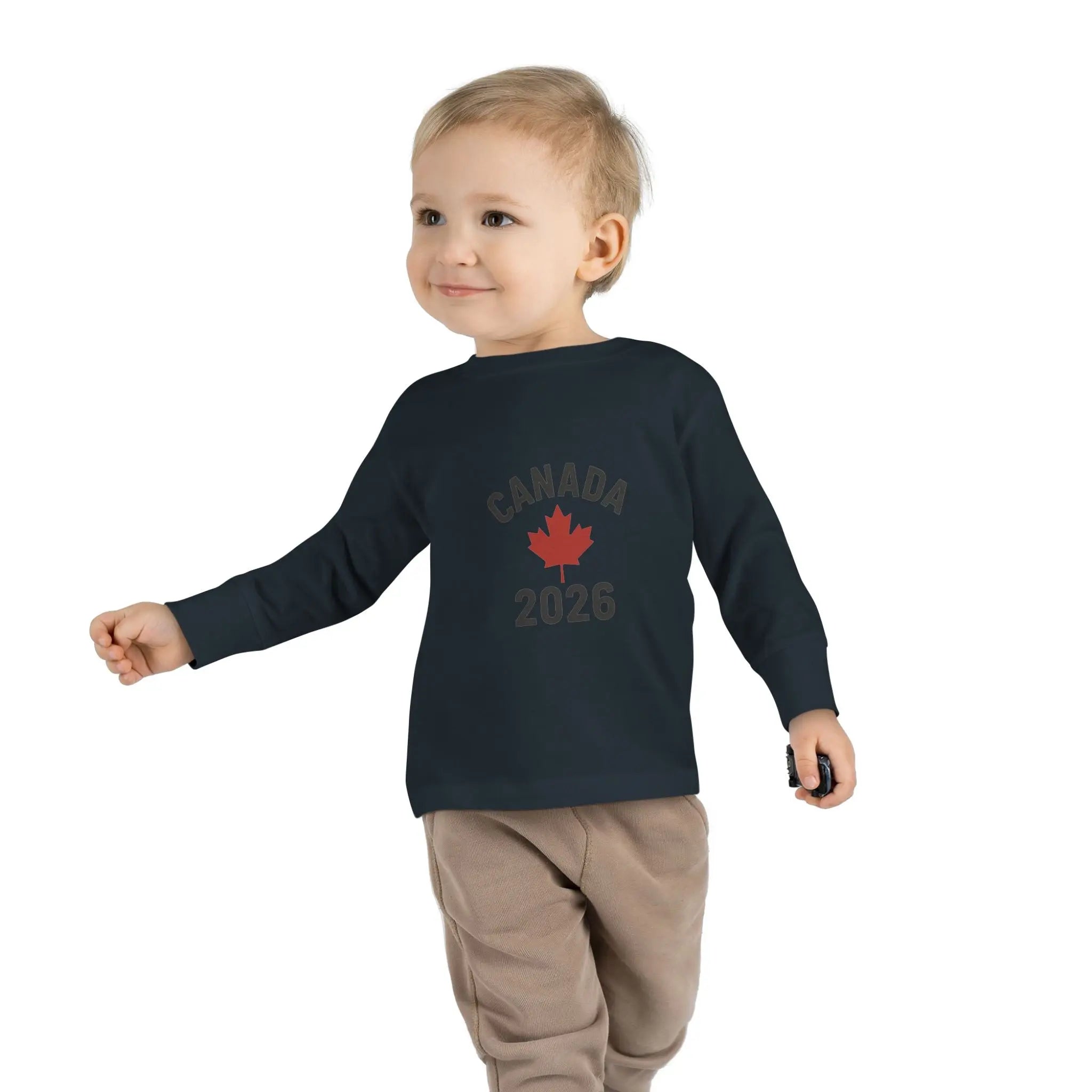 Maple Stick Kids Sweatshirt – Canada 2026 Olympic Hockey Edition Printify