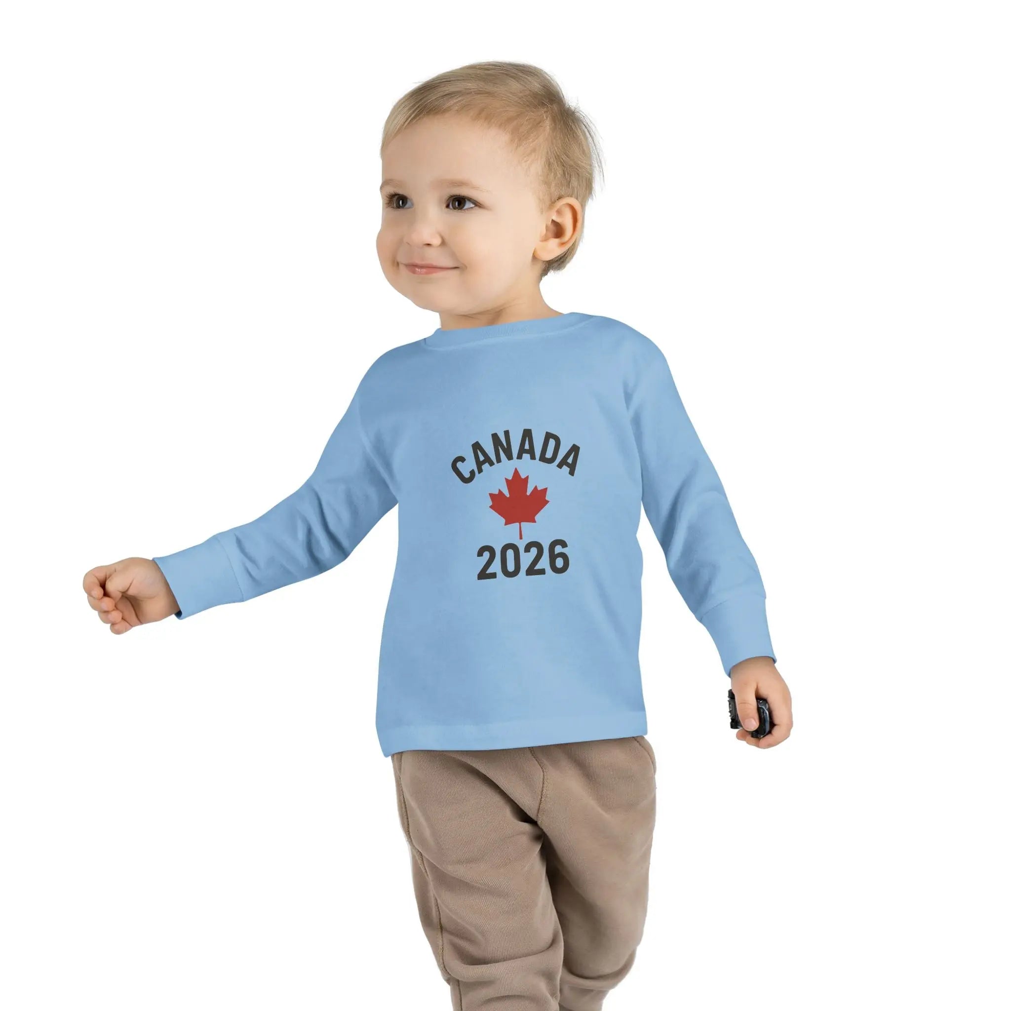 Maple Stick Kids Sweatshirt – Canada 2026 Olympic Hockey Edition Printify