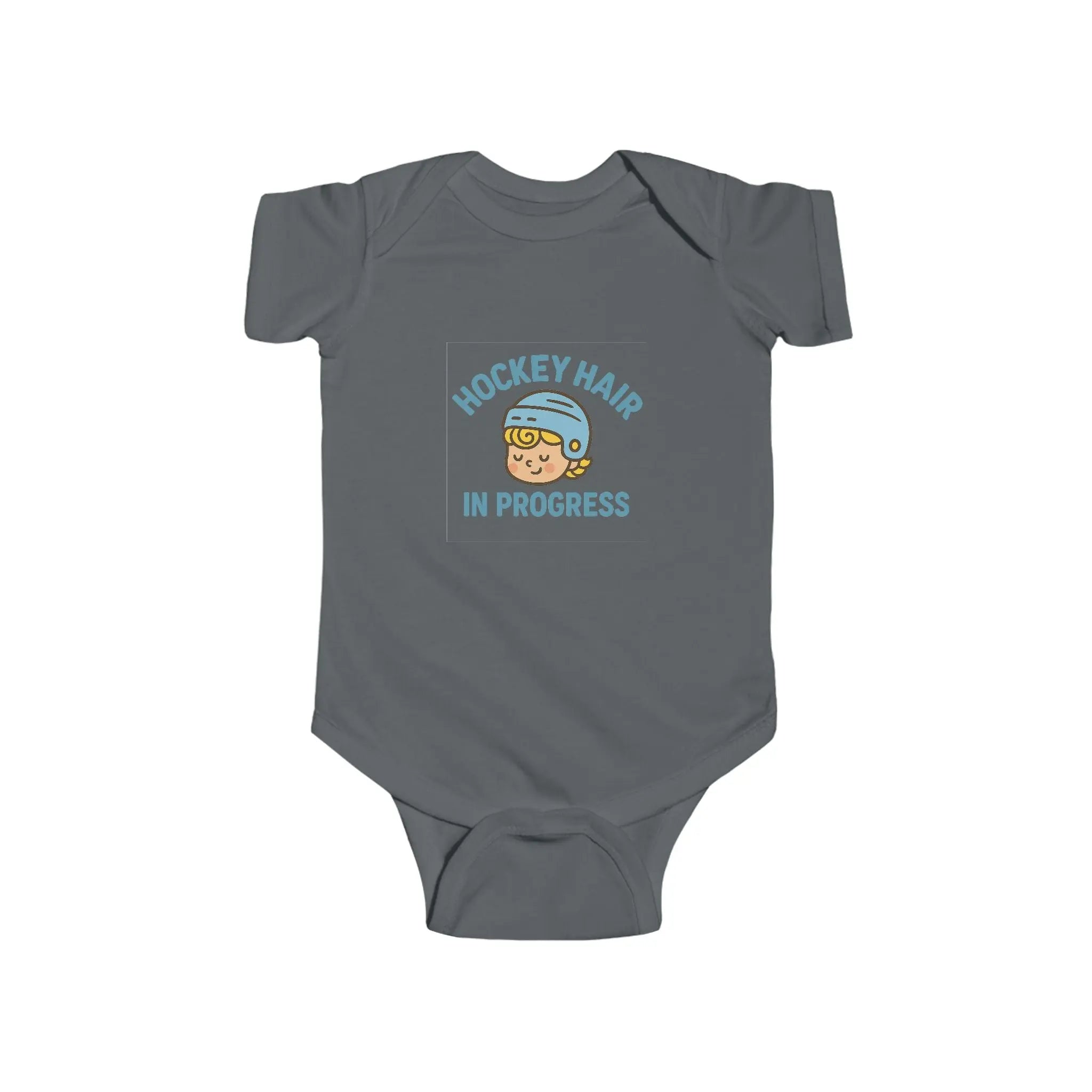 Maple Stick Baby Bodysuit – Hockey Hair in Progress Printify