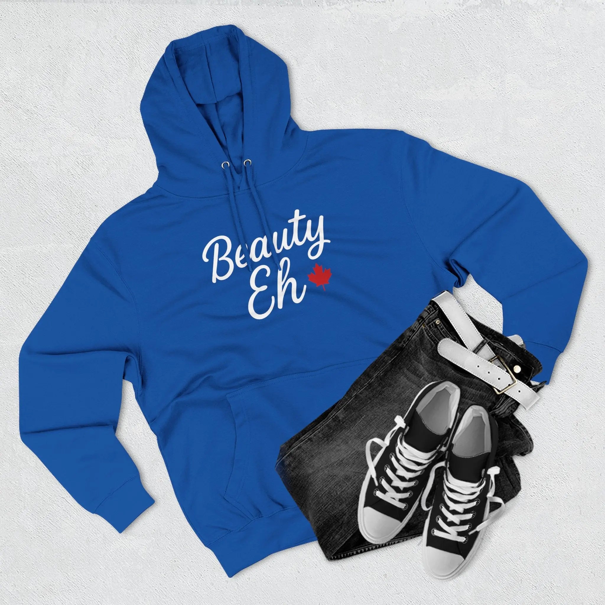 Maple Stick Fleece Hoodie – Canadian Beauty Eh Pullover Printify
