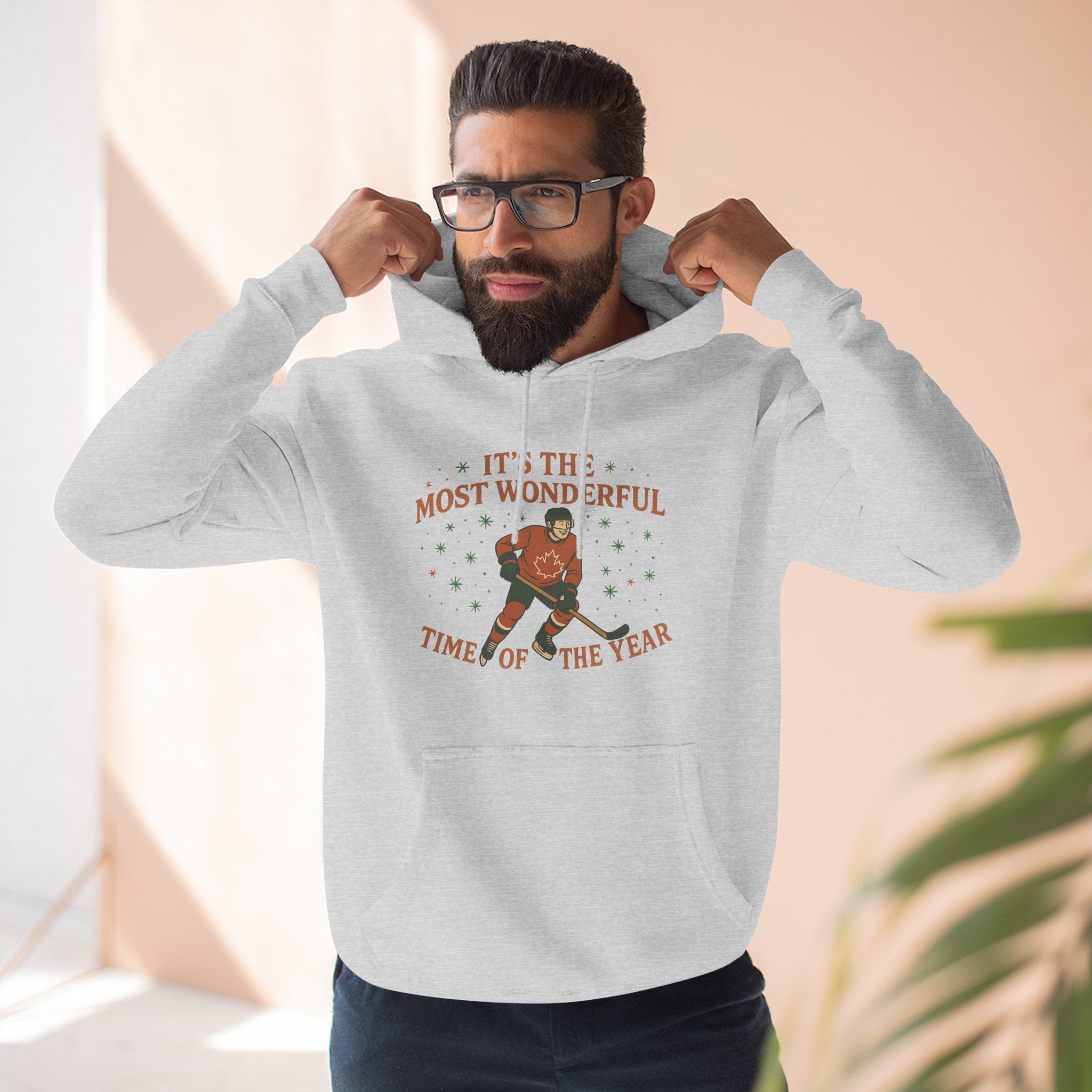 Hockey Canada World Juniors 'It's the Most Wonderful Time of the Year', Winter Sweater, Christmas Apparel Printify