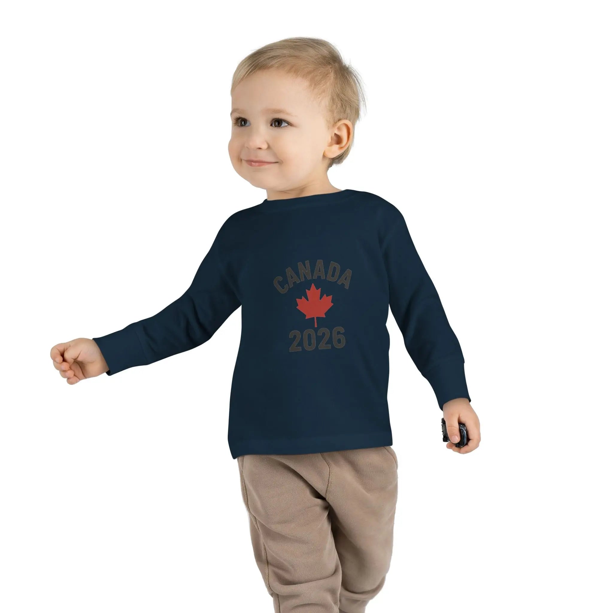 Maple Stick Kids Sweatshirt – Canada 2026 Olympic Hockey Edition Printify