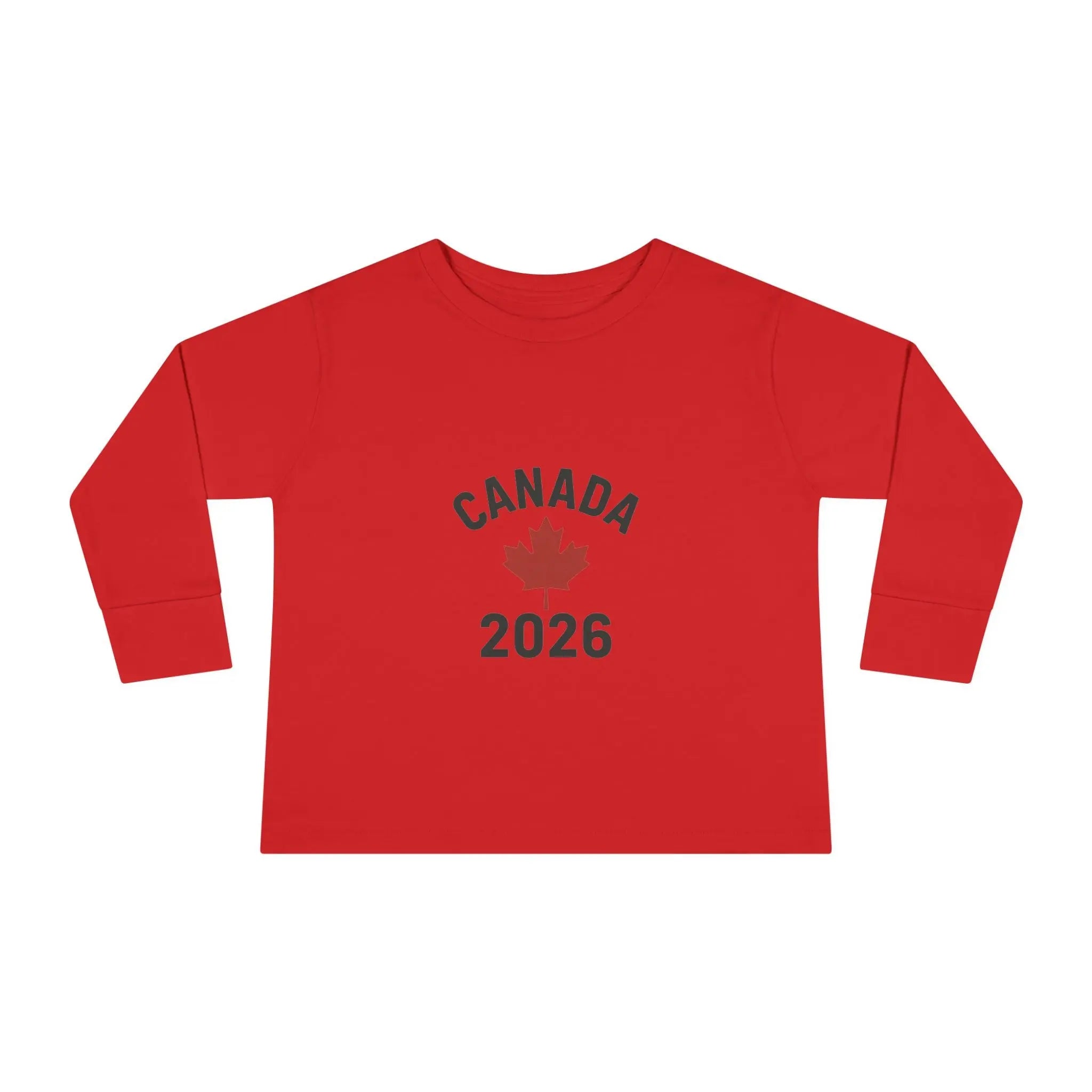 Maple Stick Kids Sweatshirt – Canada 2026 Olympic Hockey Edition Printify