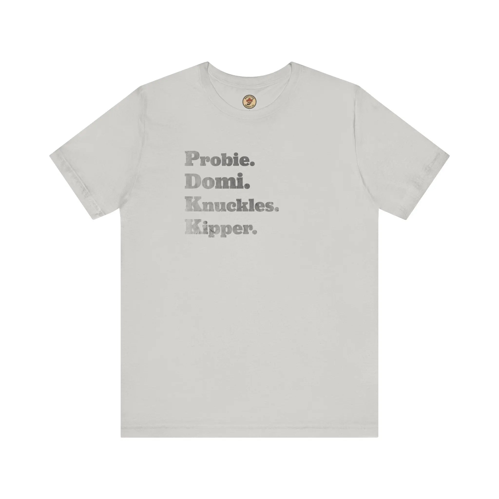Probie Domi Knuckles Kipper T-Shirt - NHL Hockey Fighters - Maple Stick Hockey Co. - True Fan Printify