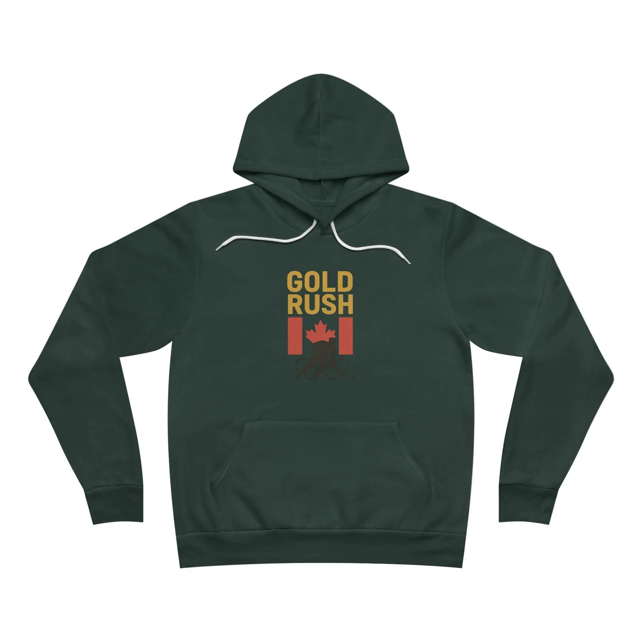Gold Rush Canada Hockey Hoodie Mens Olympic Ice Hockey Sweatshirt Team Canada Fan Gear Printify