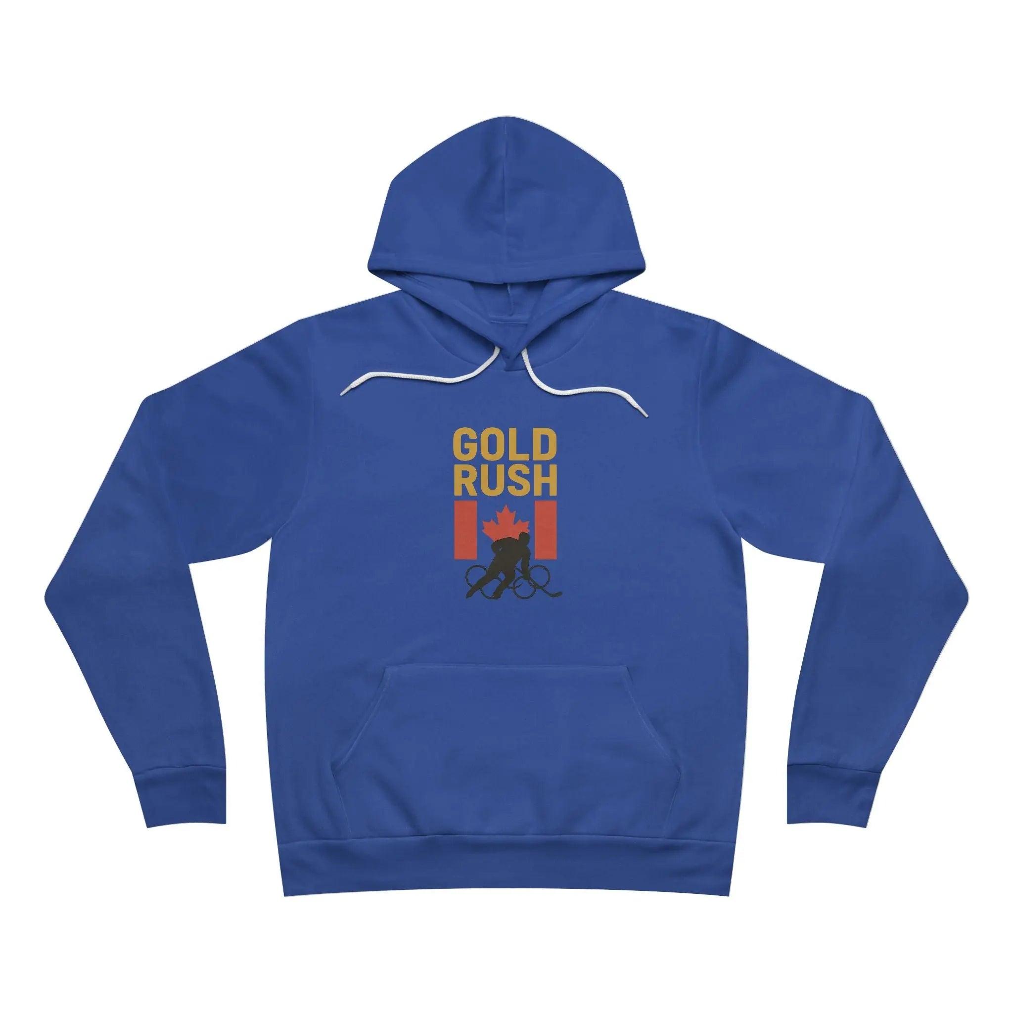 Gold Rush Canada Hockey Hoodie Mens Olympic Ice Hockey Sweatshirt Team Canada Fan Gear Printify