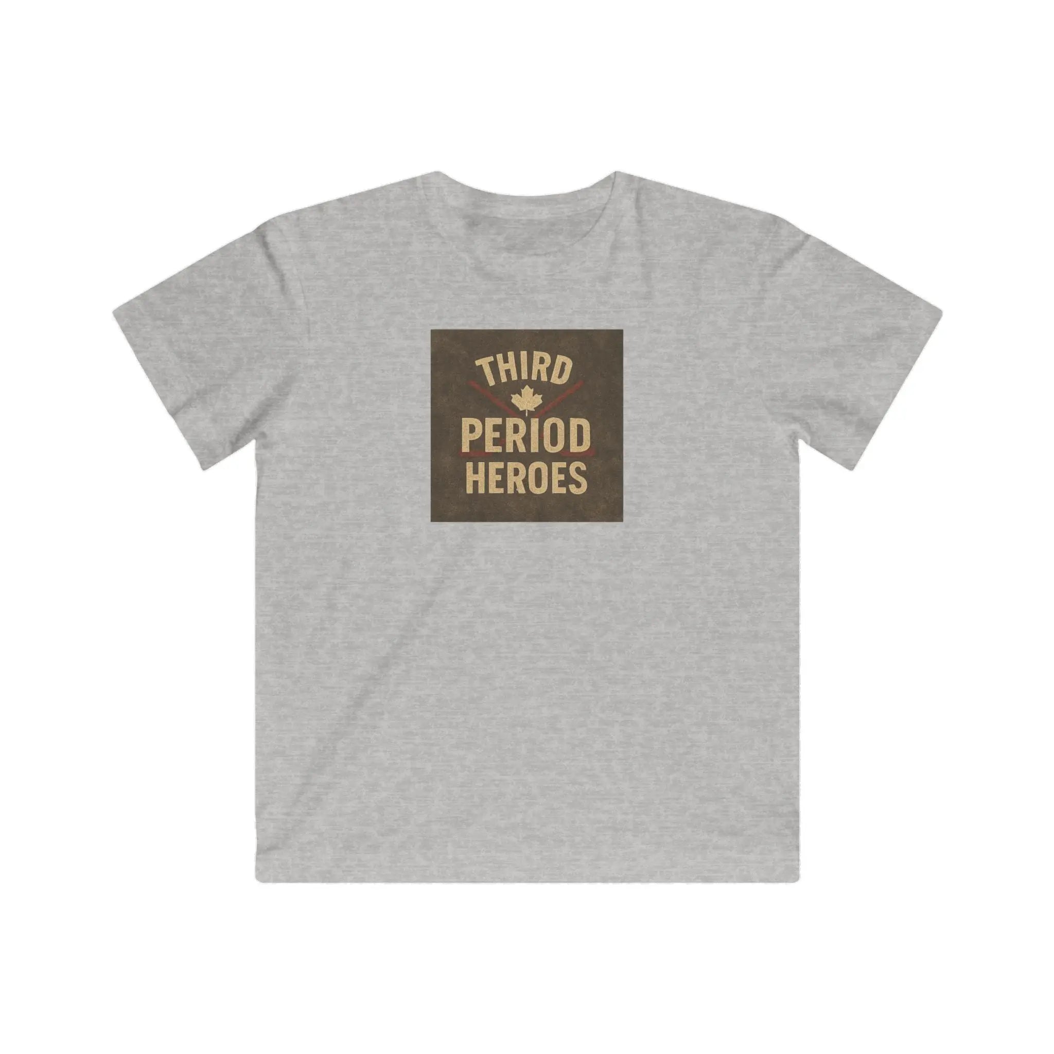 Maple Stick Youth Tee – Third Period Hero, Hockey Game Legend Printify