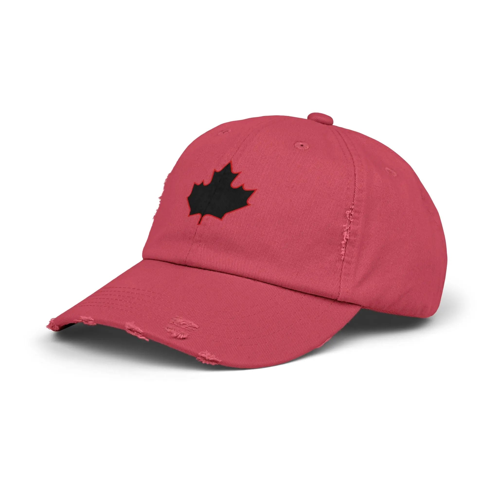 Maple Stick Distressed Hockey Cap – Retro Canadian Style Printify