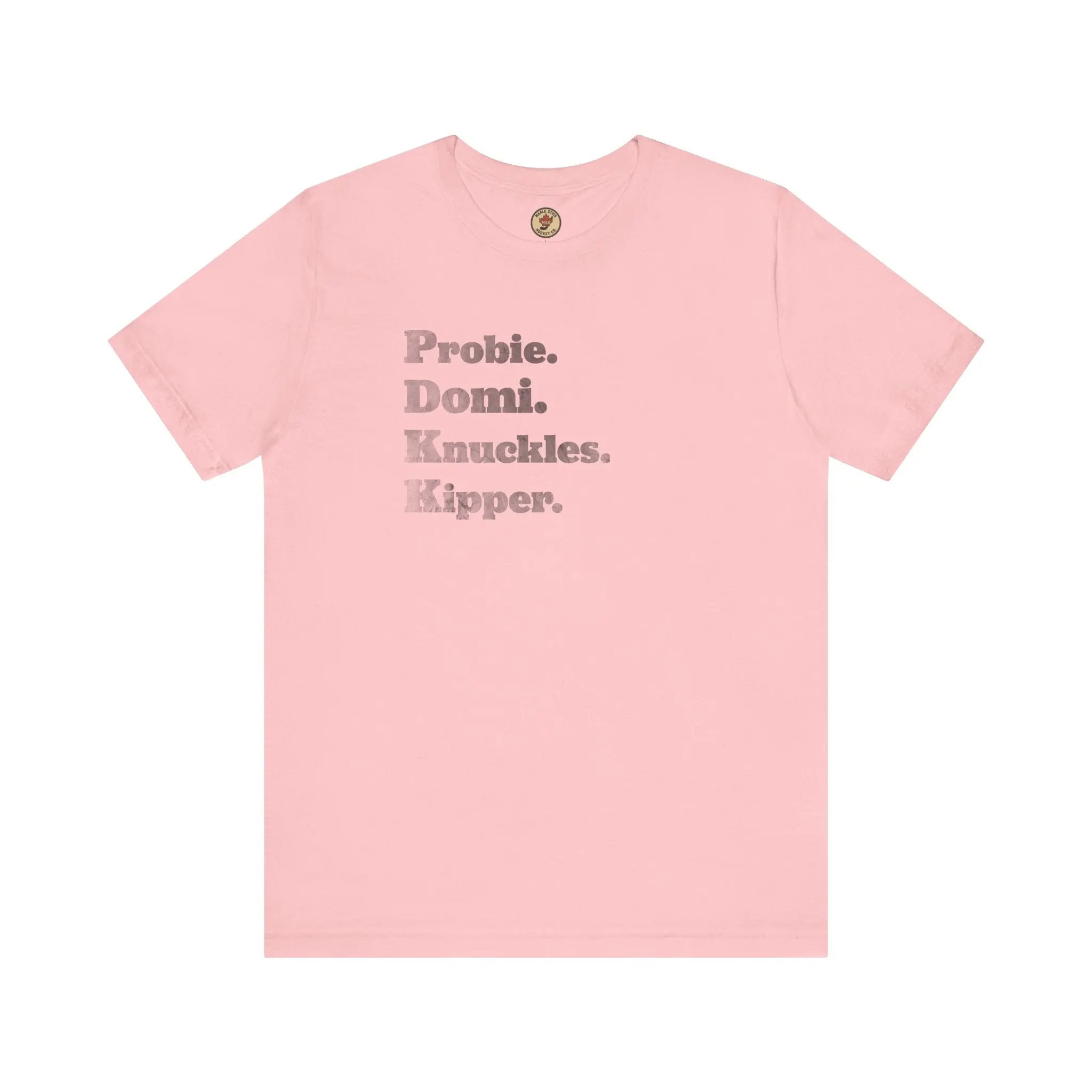 Probie Domi Knuckles Kipper T-Shirt - NHL Hockey Fighters - Maple Stick Hockey Co. - True Fan Printify