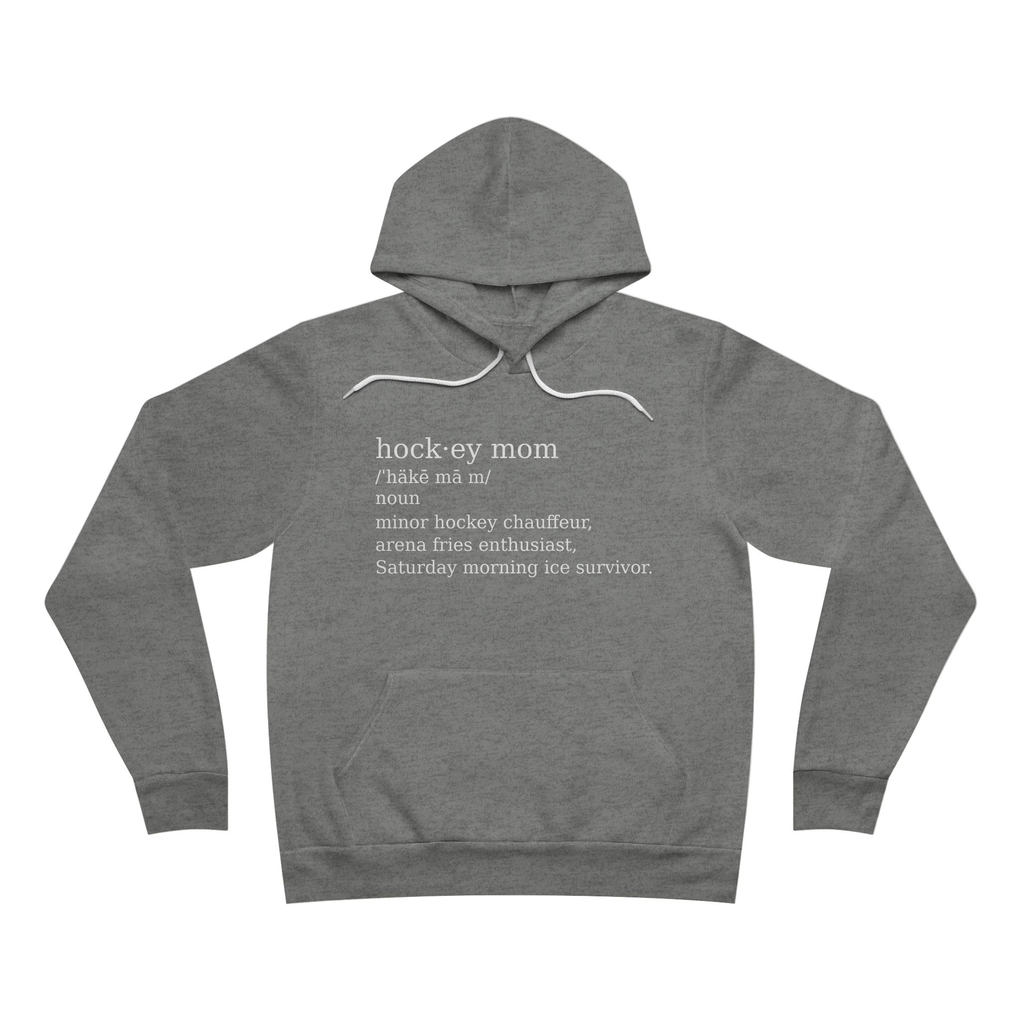 Hockey Mom Definition Hoodie | Hockey Mom Pullover, Arena Chauffeur, Saturday Ice Survivor