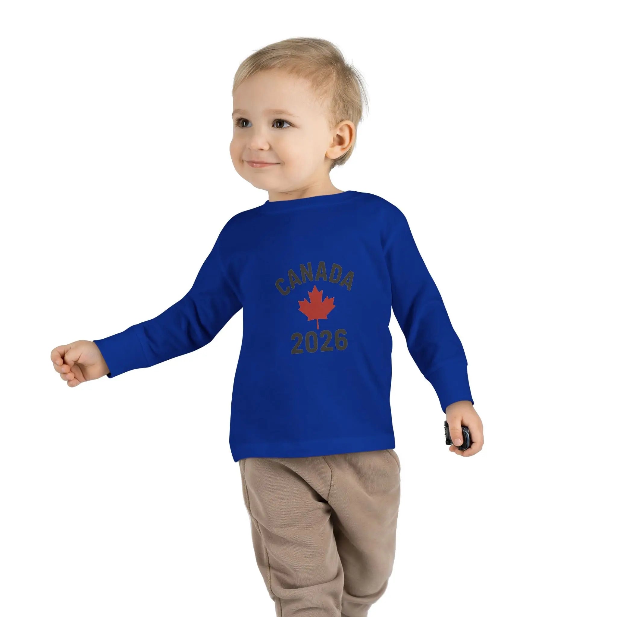 Maple Stick Kids Sweatshirt – Canada 2026 Olympic Hockey Edition Printify