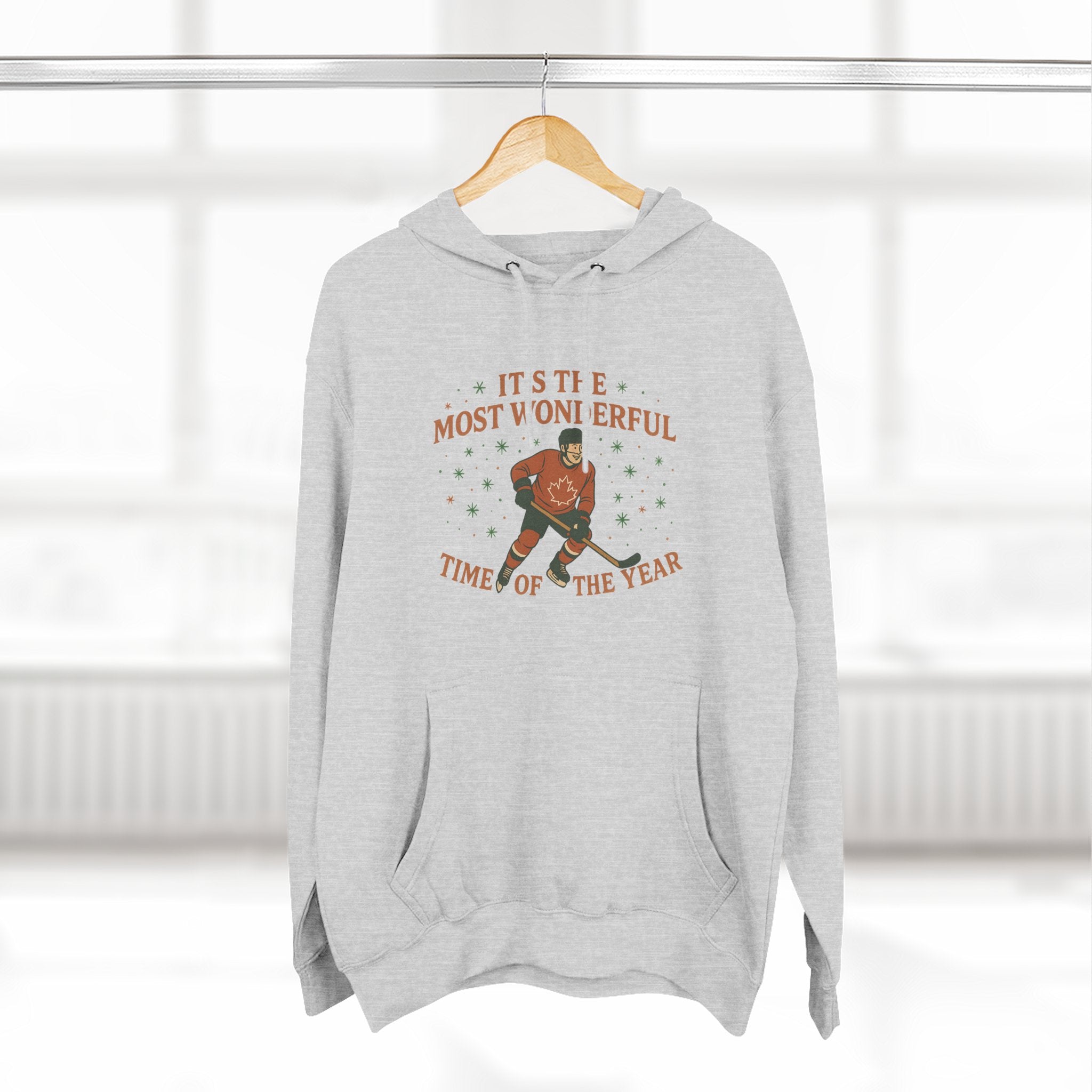 Hockey Canada World Juniors 'It's the Most Wonderful Time of the Year', Winter Sweater, Christmas Apparel Printify