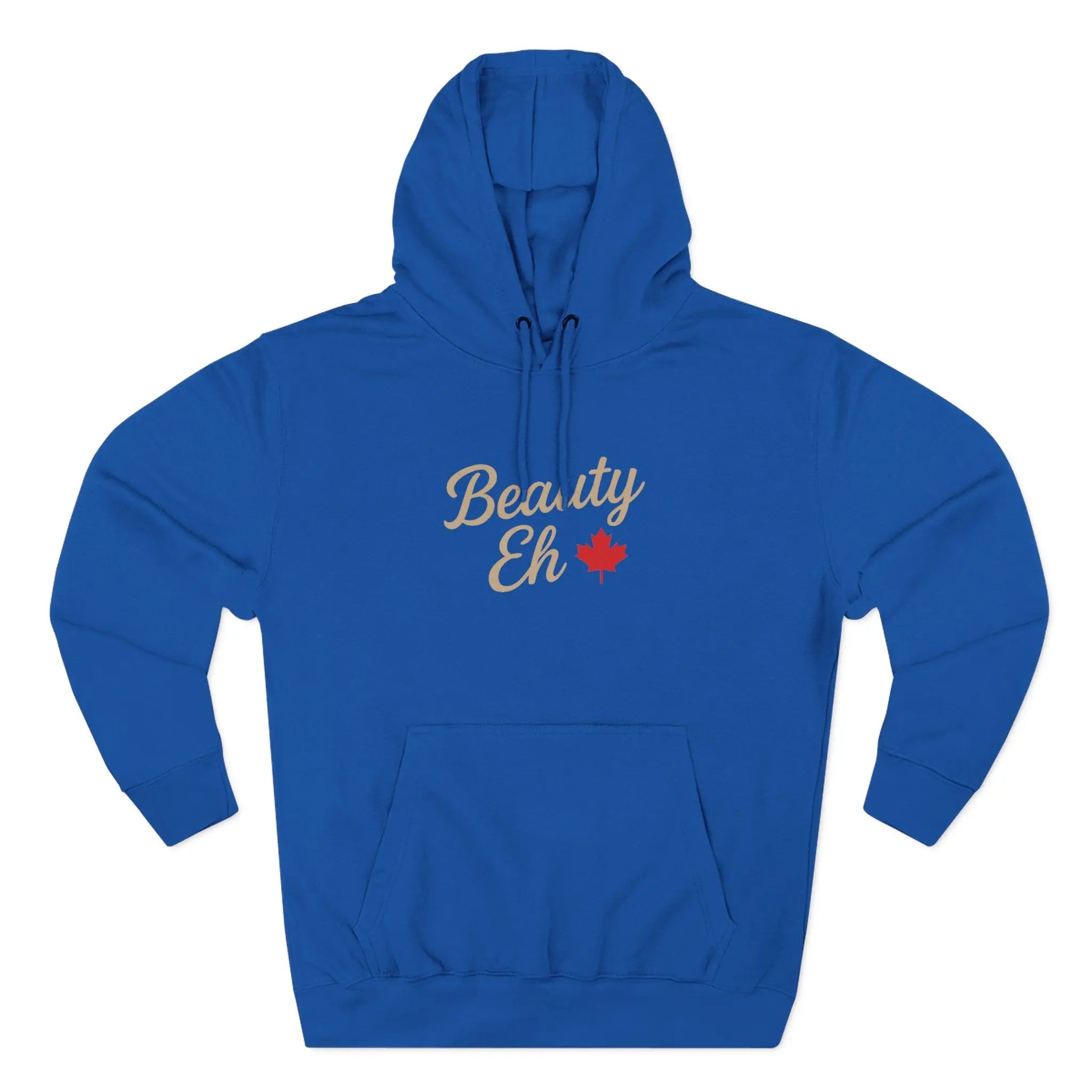 Beauty Eh Canadian Hoodie - Maple Leaf Pride Pullover Sweatshirt - Womens Canada Day Apparel - Cozy Fleece Lined Hooded Sweatshirt Printify
