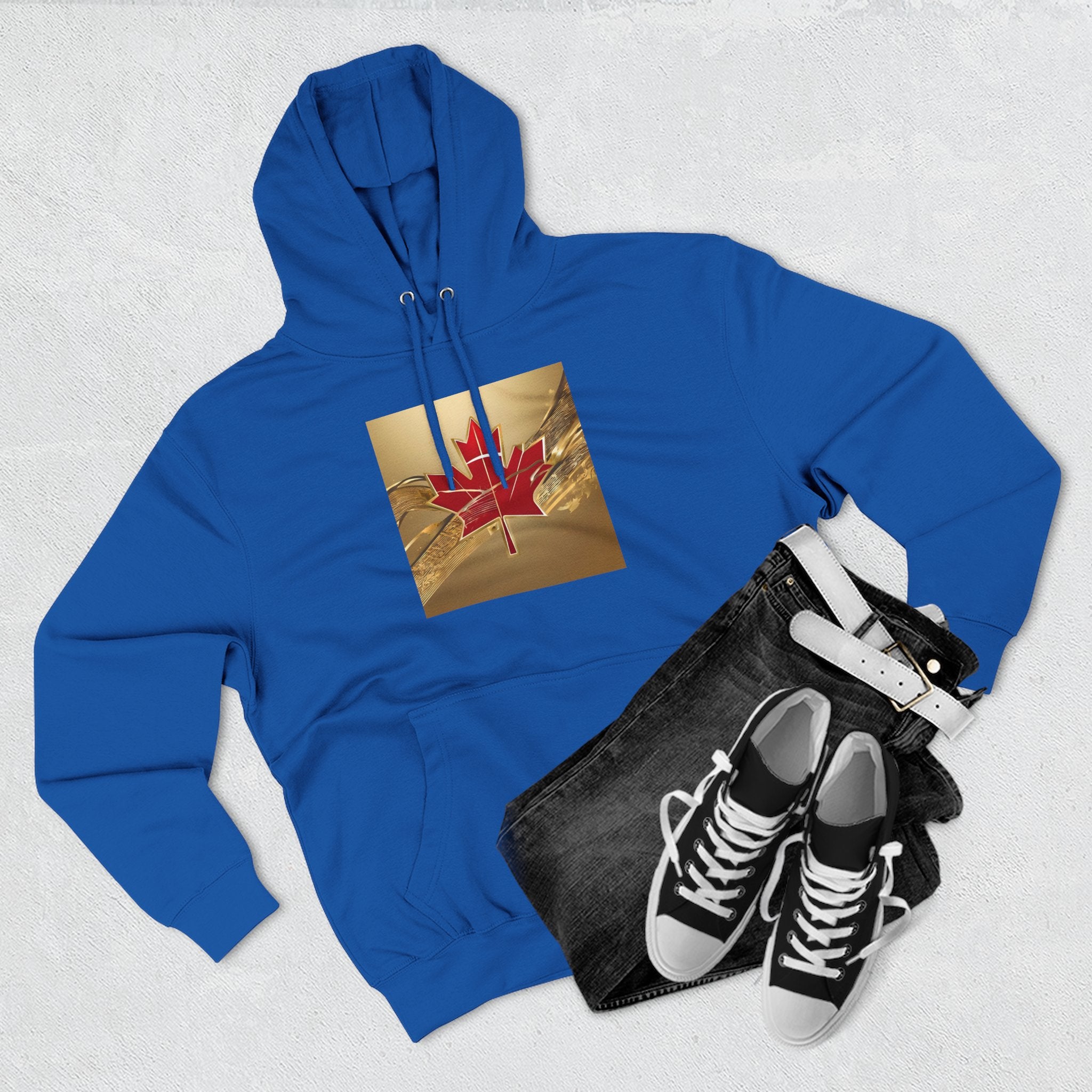 Red Maple Leaf Gold Medal Hoodie | Olympic Canada Sweatshirt