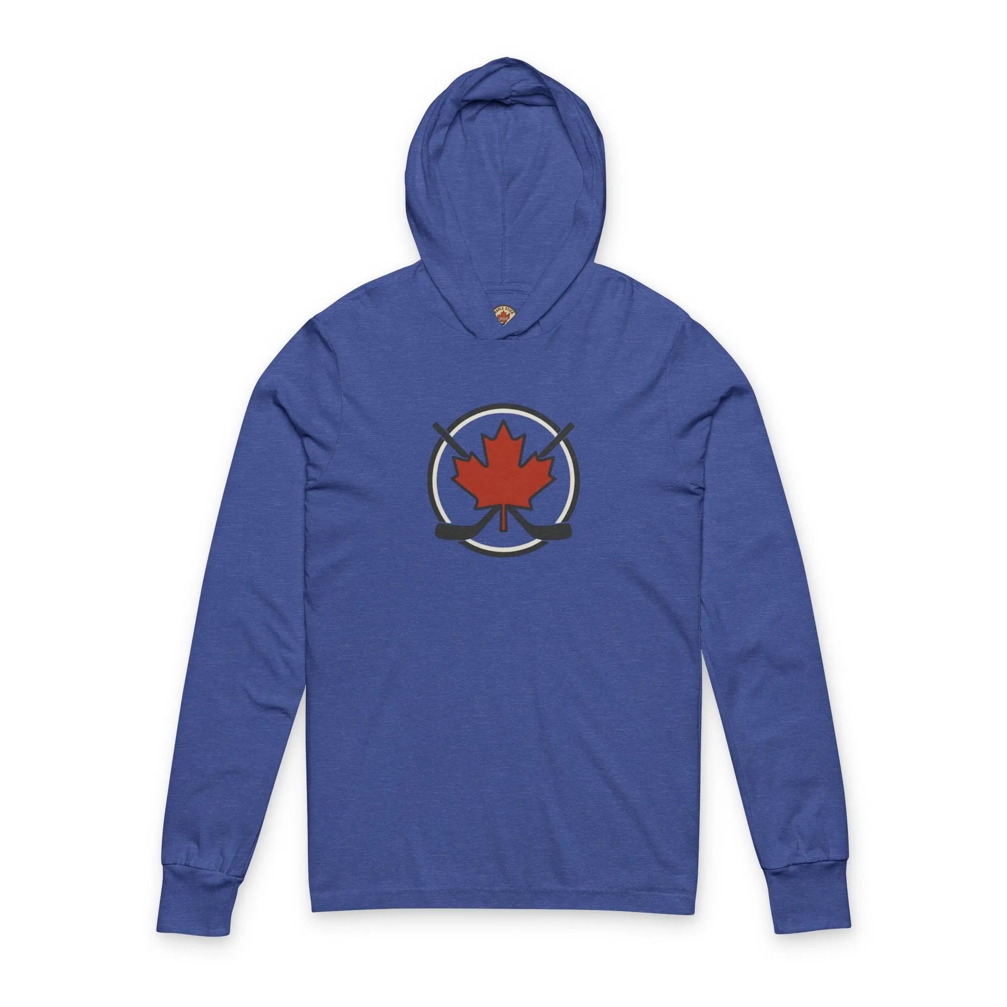 Maple Stick Hockey Heritage Hoodie – Vintage Circle Logo Printify