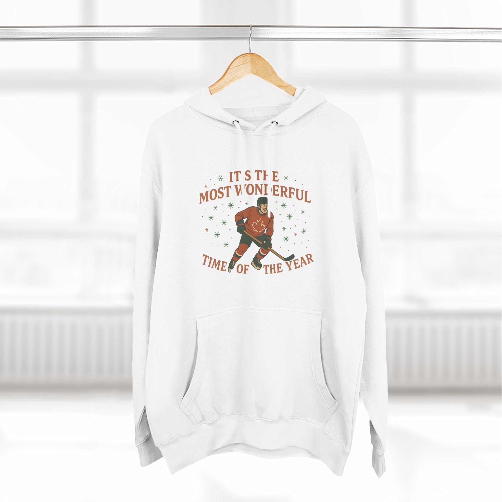 Hockey Canada World Juniors 'It's the Most Wonderful Time of the Year', Winter Sweater, Christmas Apparel Printify