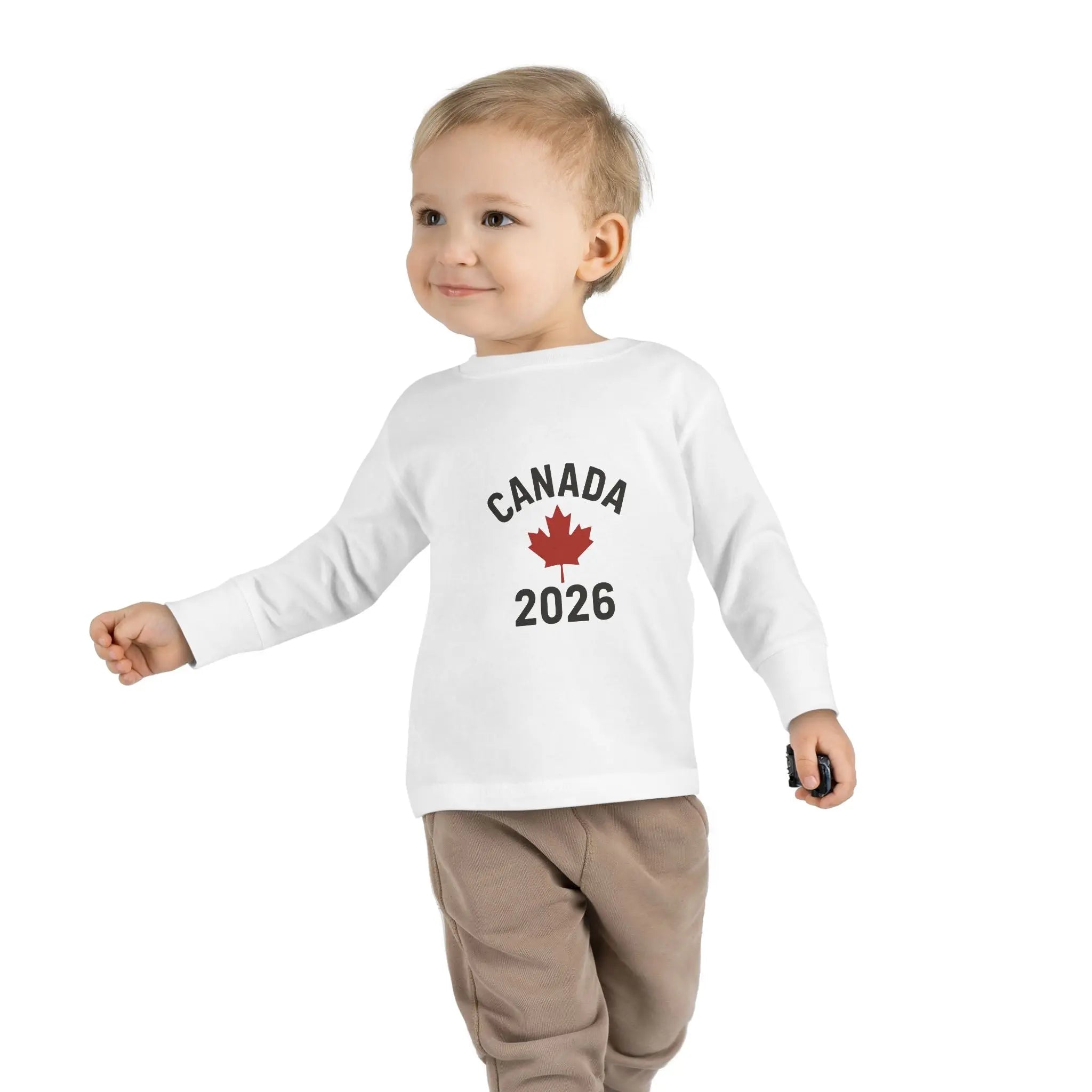 Maple Stick Kids Sweatshirt – Canada 2026 Olympic Hockey Edition Printify