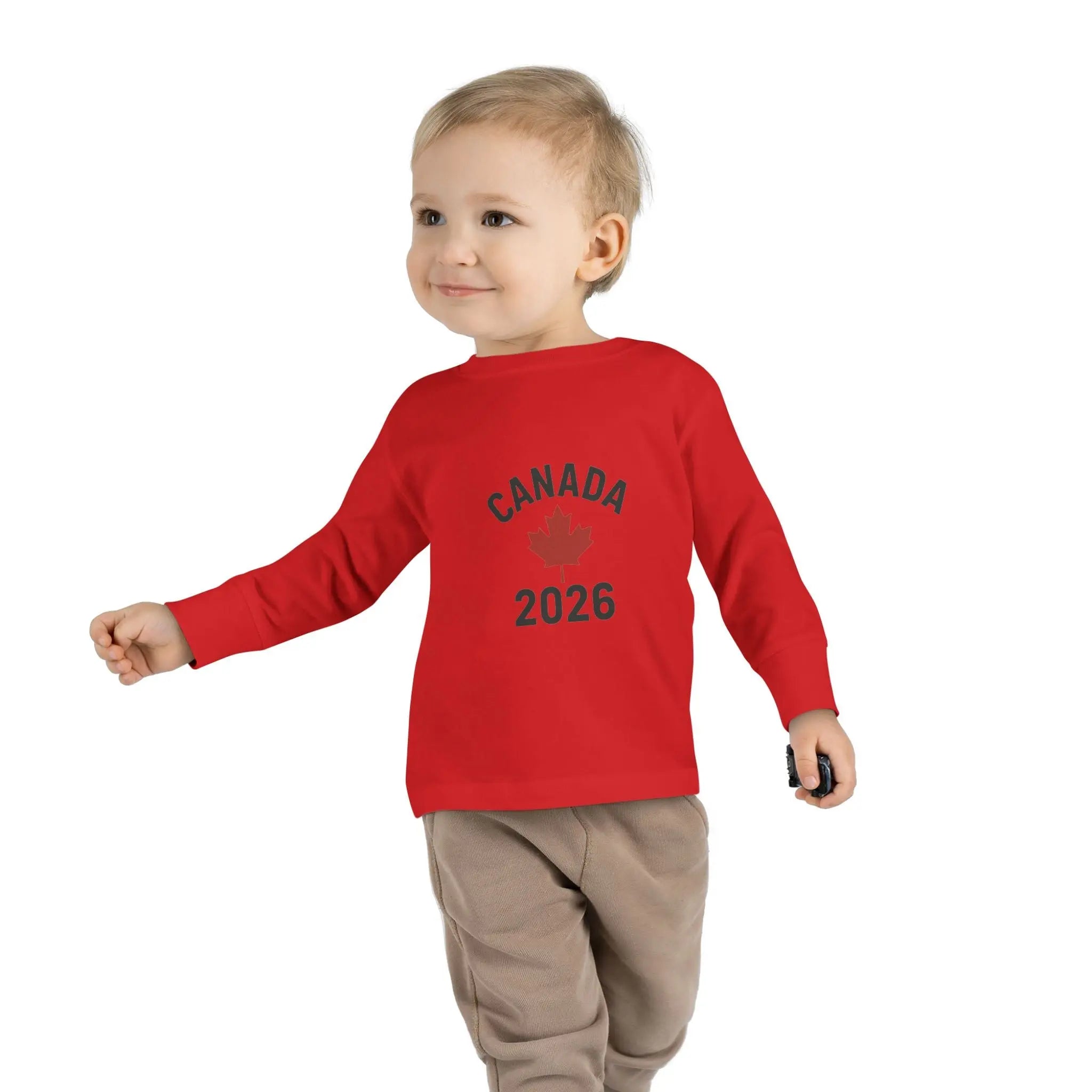Maple Stick Kids Sweatshirt – Canada 2026 Olympic Hockey Edition Printify