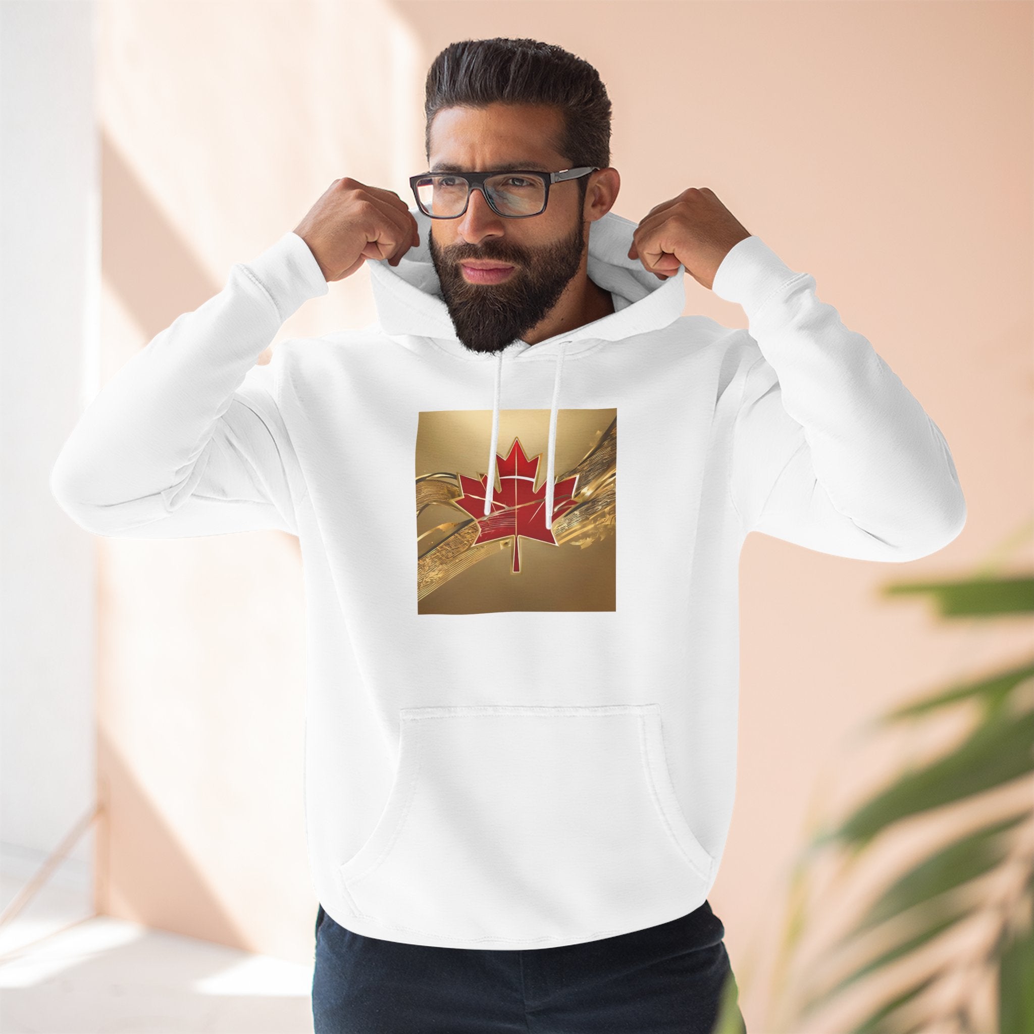 Red Maple Leaf Gold Medal Hoodie | Olympic Canada Sweatshirt