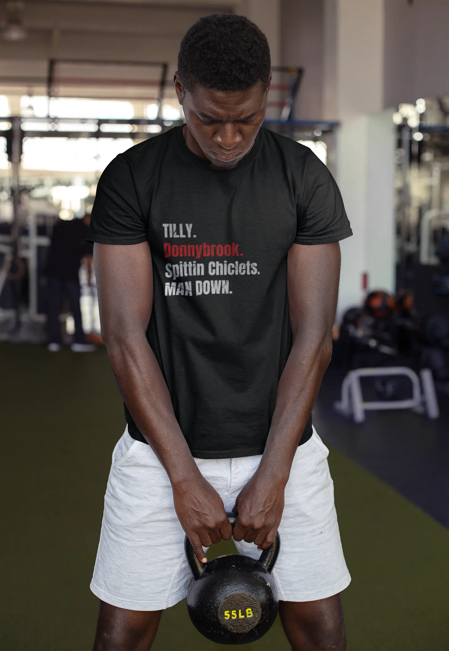 Tilly Donnybrook Spittin Chicklets Man Down T-Shirt - Hockey Fight - Maple Stick Hockey Co. - True Fan Printify