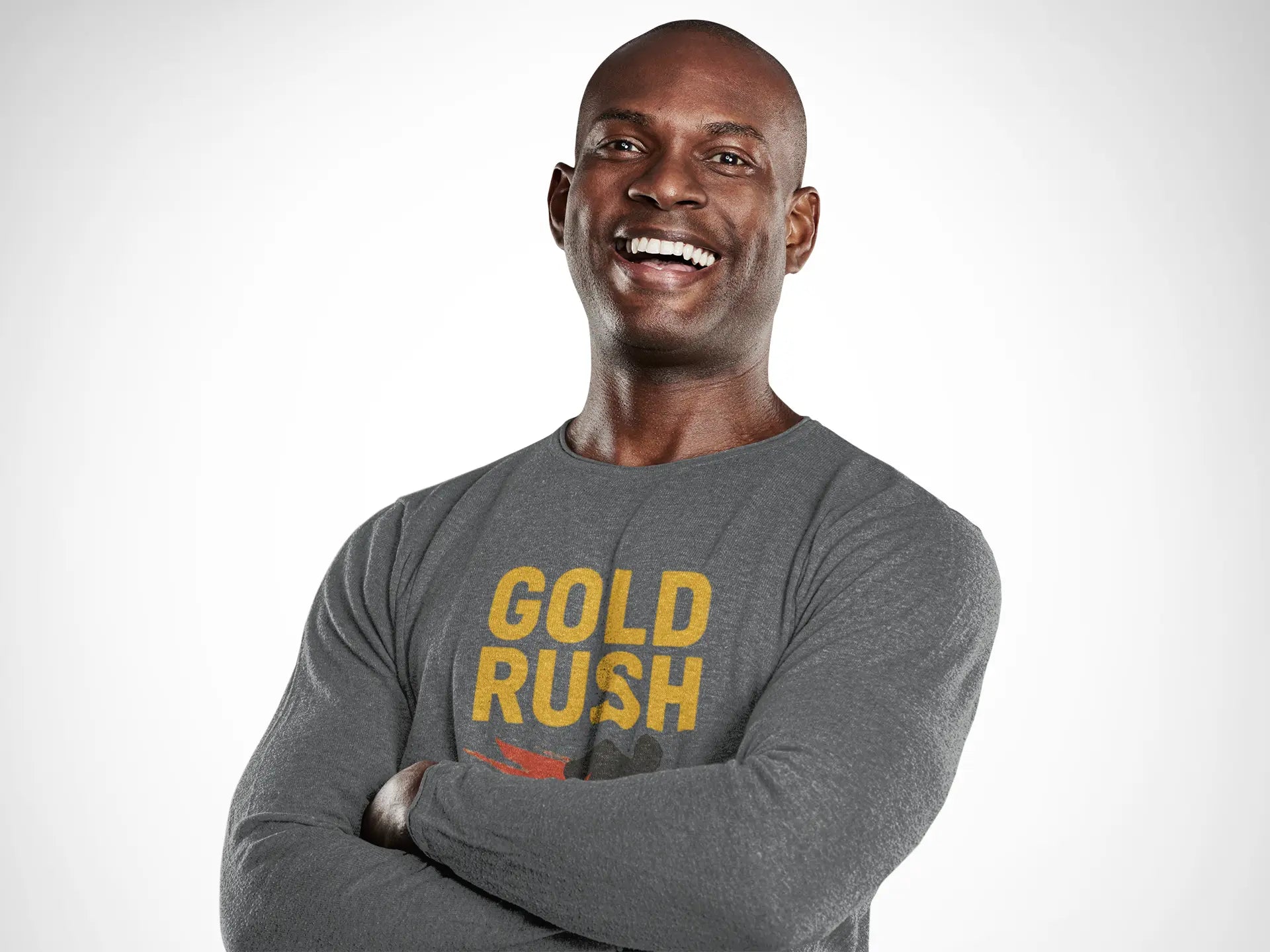 Gold Rush Hockey Unisex Long Sleeve Shirt - Canada Olympic Gold - Maple Stick Hockey Printify