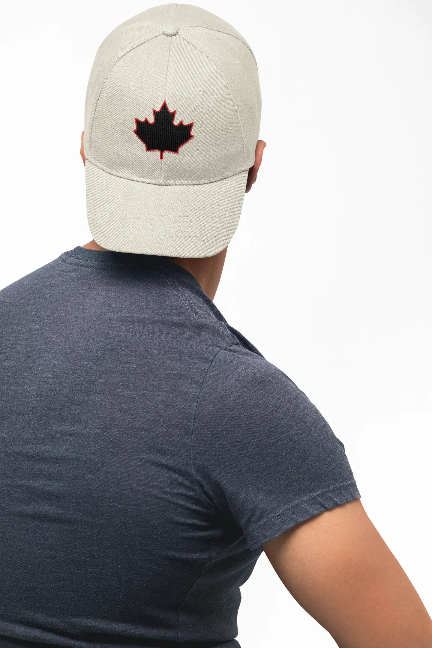 Maple Stick Distressed Hockey Cap – Retro Canadian Style Printify