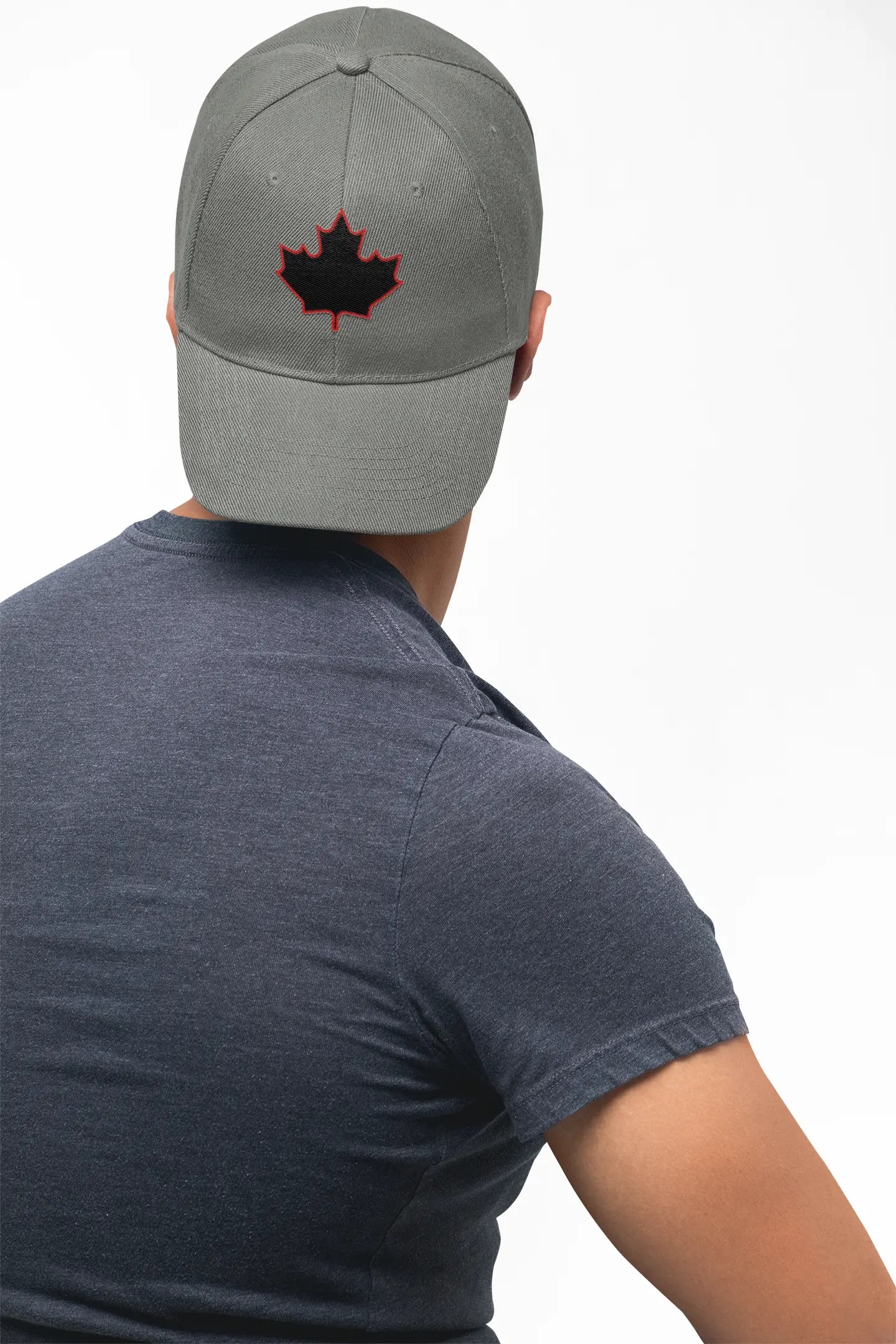 Maple Stick Distressed Hockey Cap – Retro Canadian Style Printify
