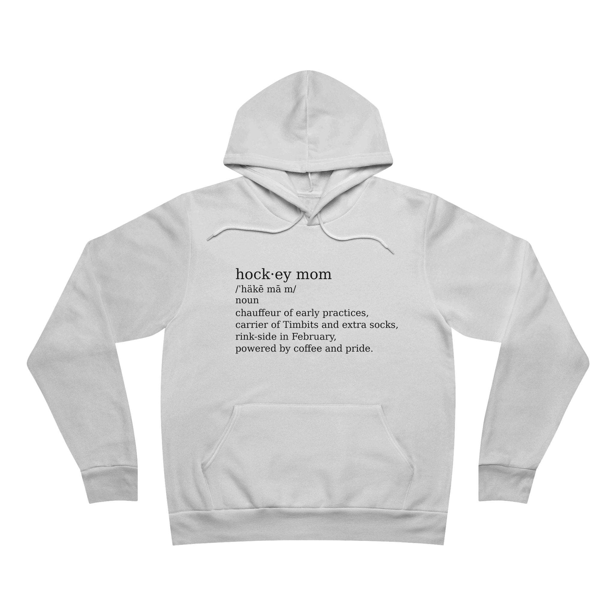 Hockey Mom Definition Hoodie | Hockey Mom Pullover, Rink Side Coffee & Pride