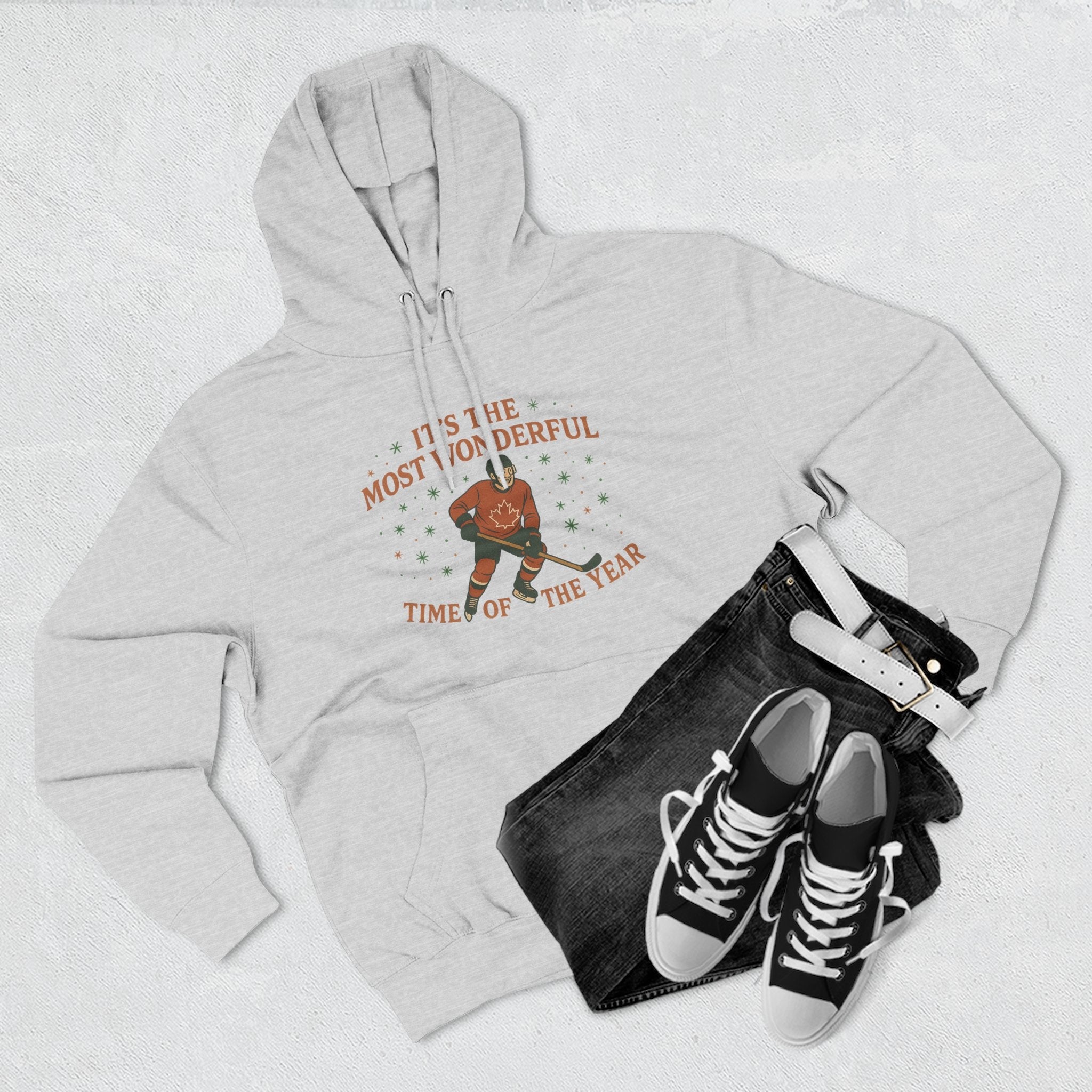 Hockey Canada World Juniors 'It's the Most Wonderful Time of the Year', Winter Sweater, Christmas Apparel Printify