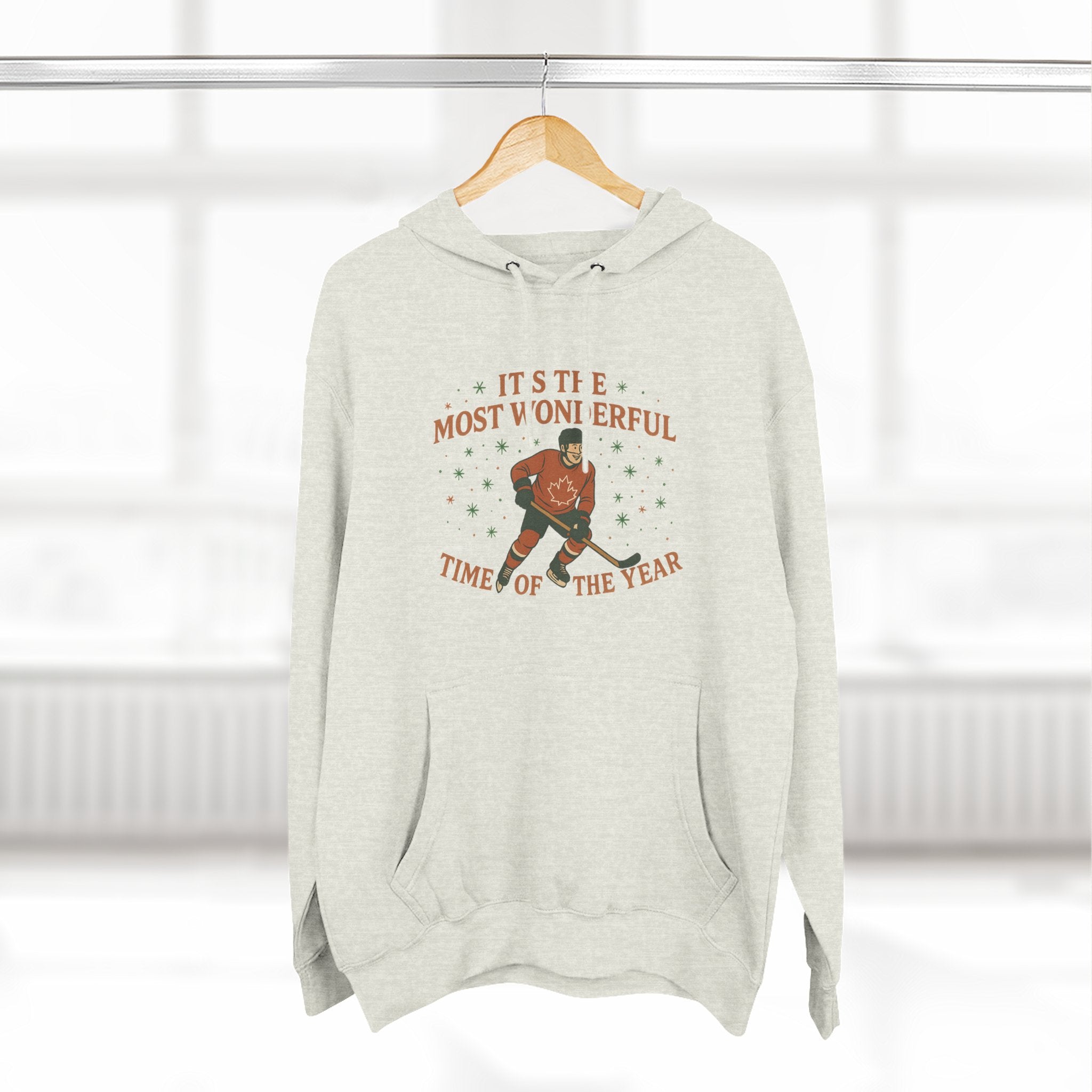 Hockey Canada World Juniors 'It's the Most Wonderful Time of the Year', Winter Sweater, Christmas Apparel Printify