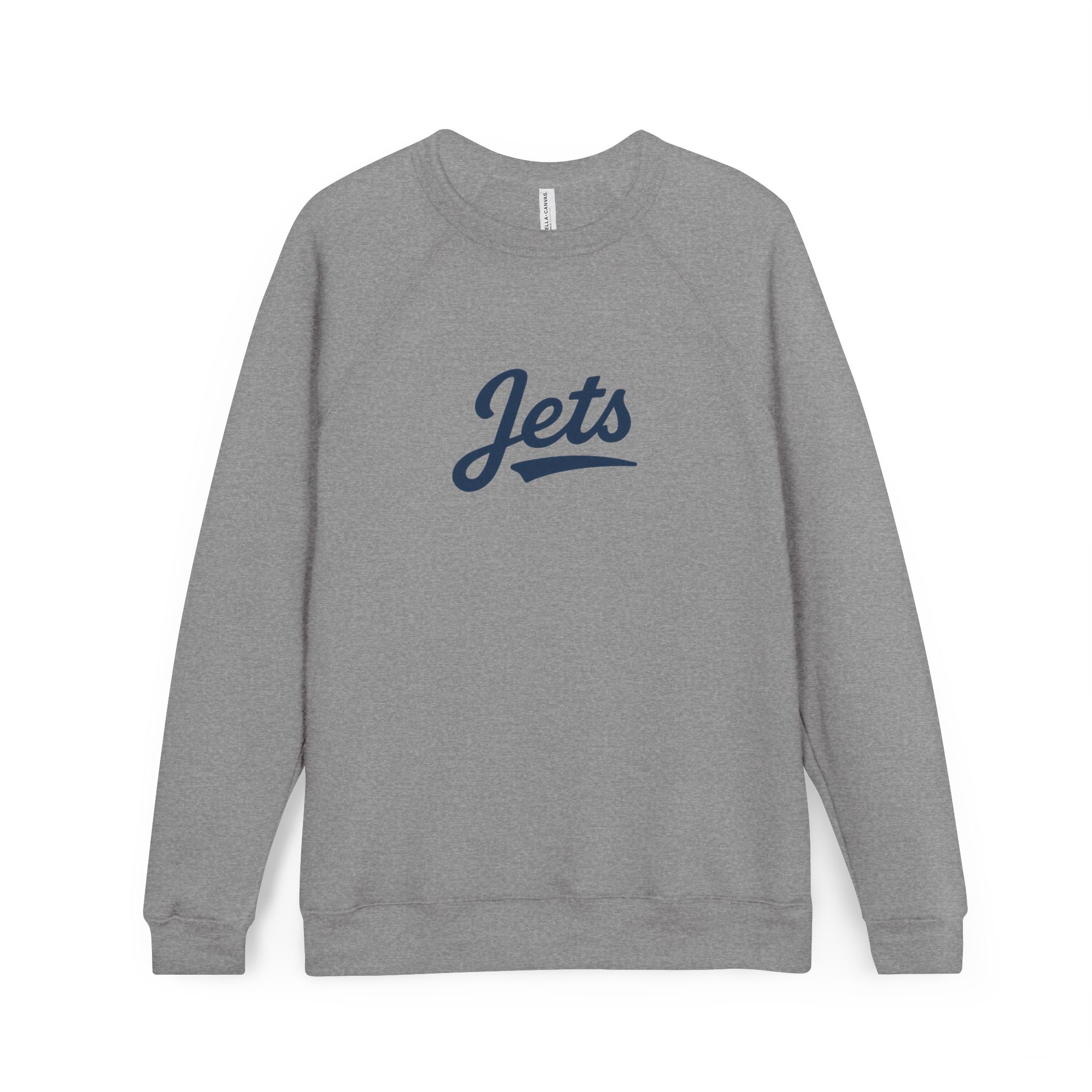 JETS Script Raglan Sweatshirt — Vintage Sports Crewneck
