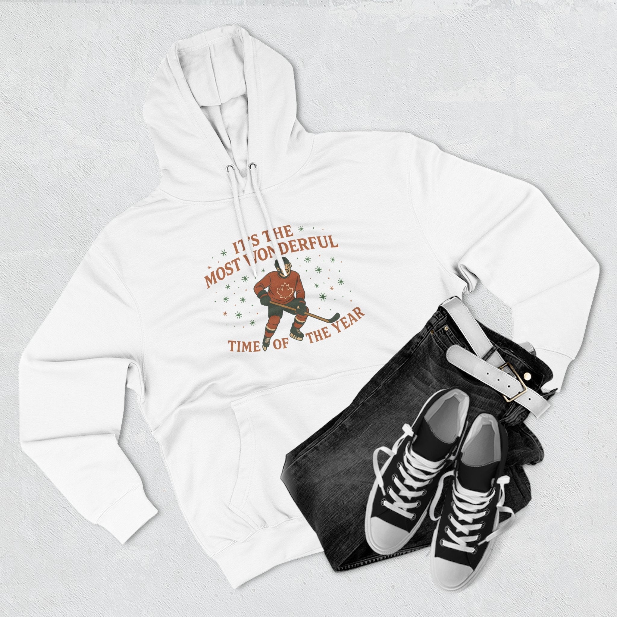 Hockey Canada World Juniors 'It's the Most Wonderful Time of the Year', Winter Sweater, Christmas Apparel Printify