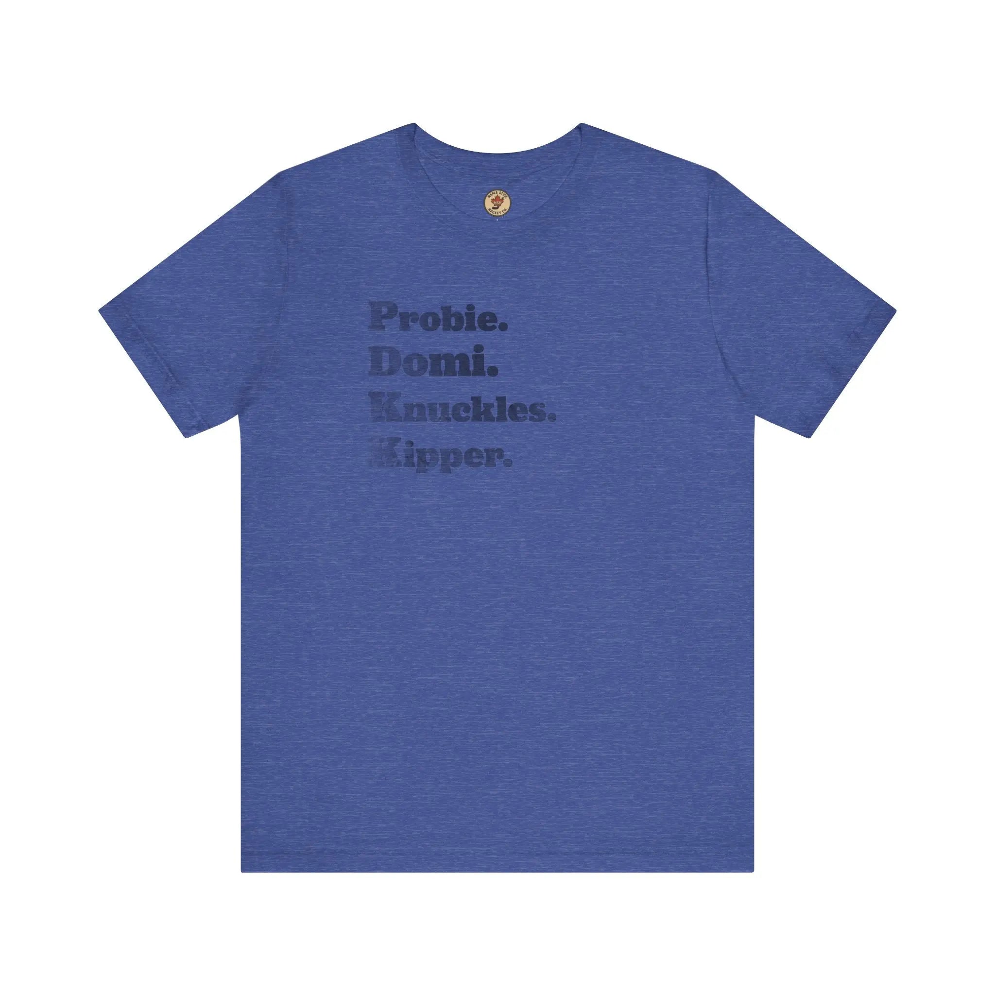 Probie Domi Knuckles Kipper T-Shirt - NHL Hockey Fighters - Maple Stick Hockey Co. - True Fan Printify