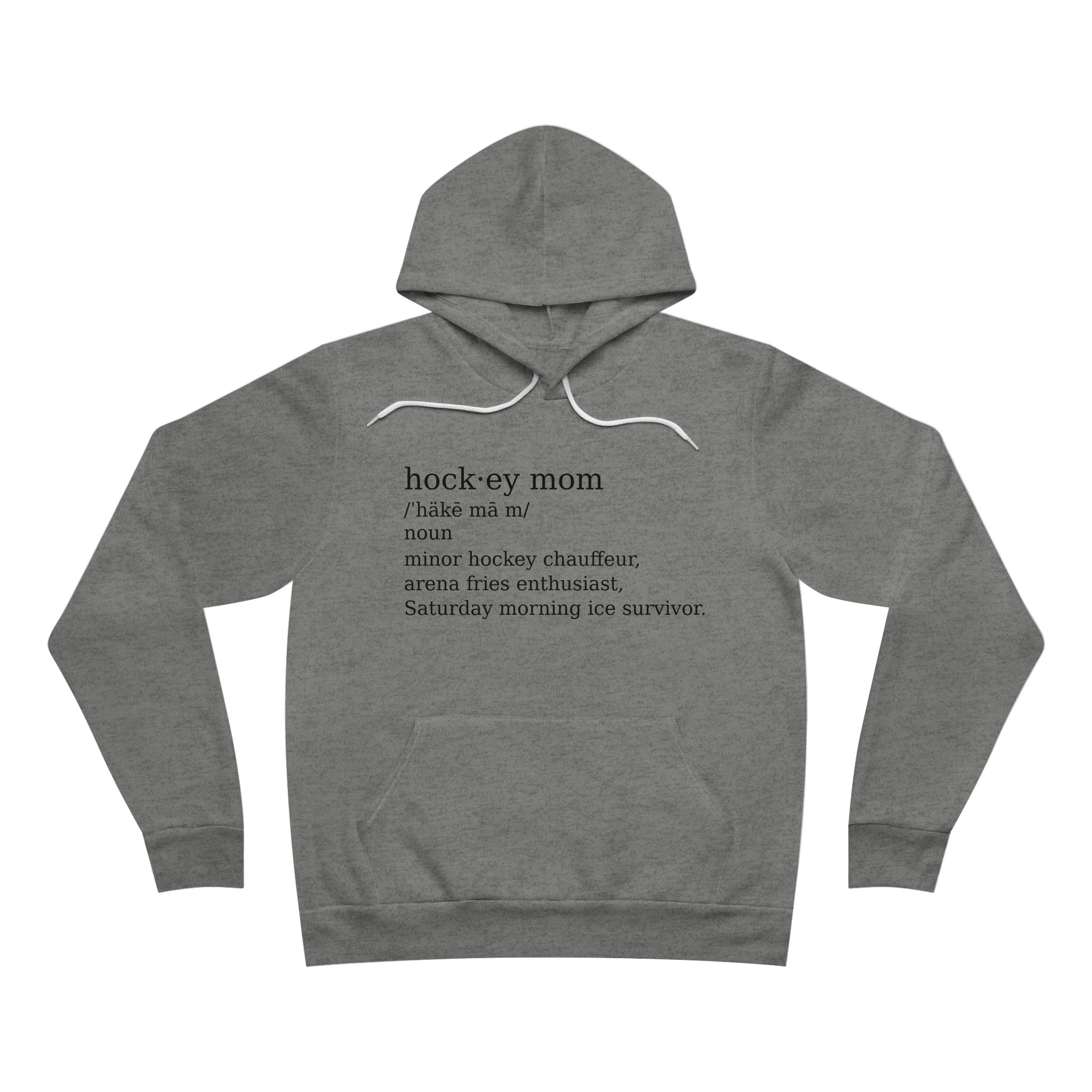 Hockey Mom Definition Hoodie | Hockey Mom Pullover, Arena Chauffeur, Saturday Ice Survivor