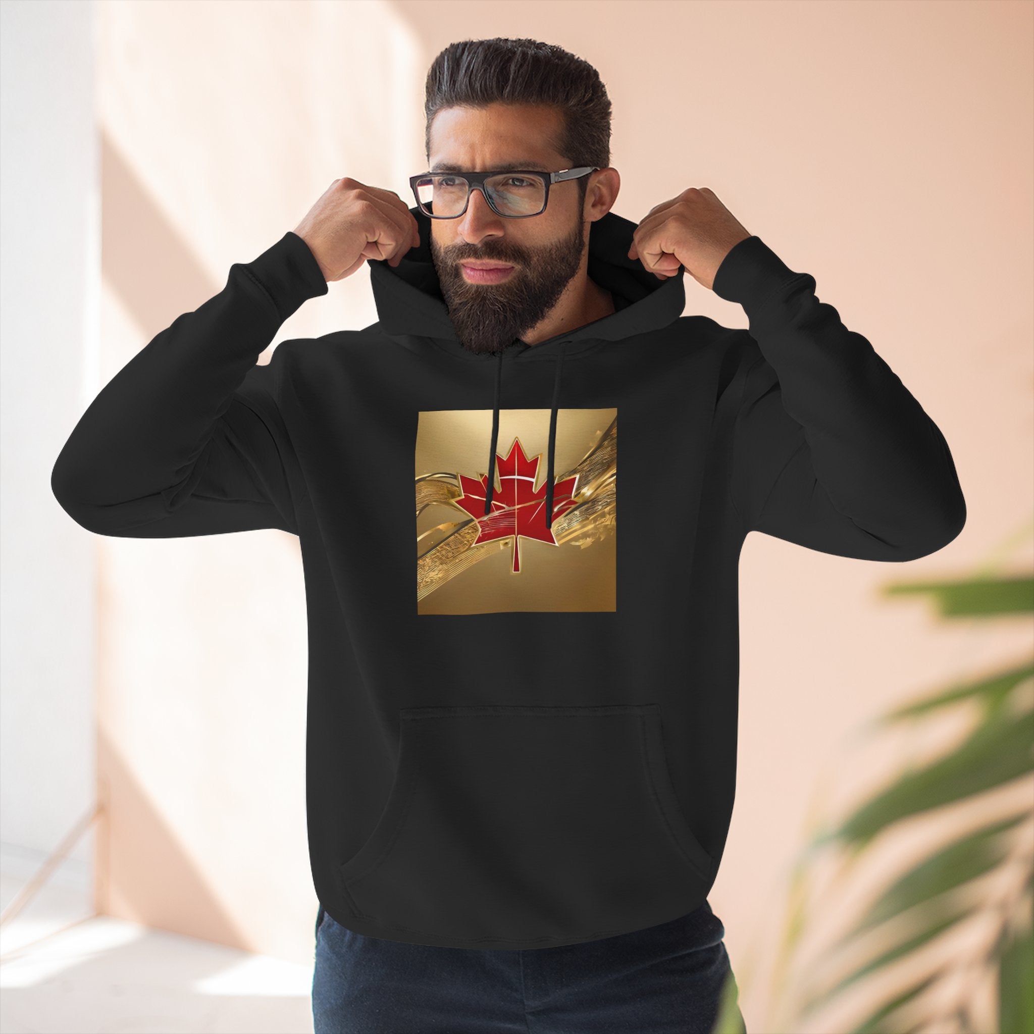 Red Maple Leaf Gold Medal Hoodie | Olympic Canada Sweatshirt