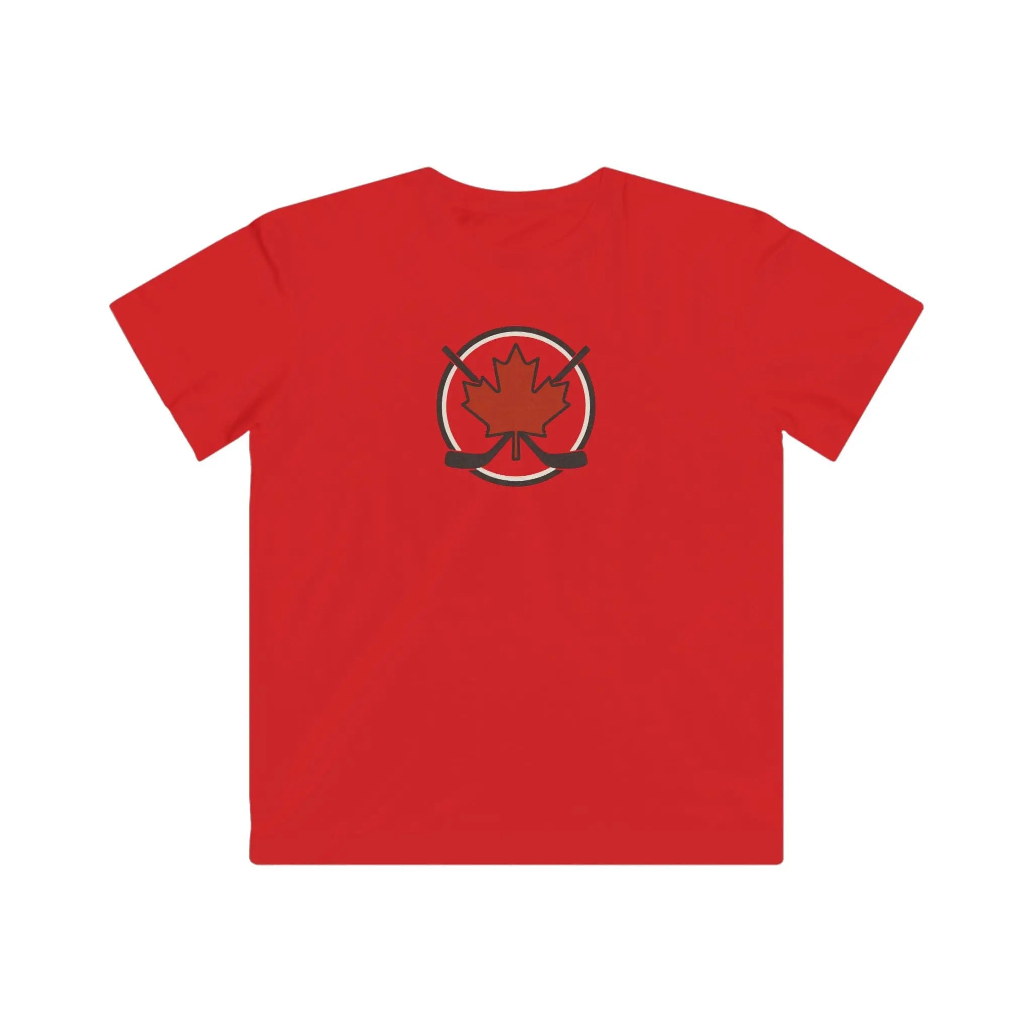 Canadian Pride Kids Tee, Youth Canada Shirt, Hockey Fan Gift, Maple Leaf Apparel, Summer Camp Clothing Printify