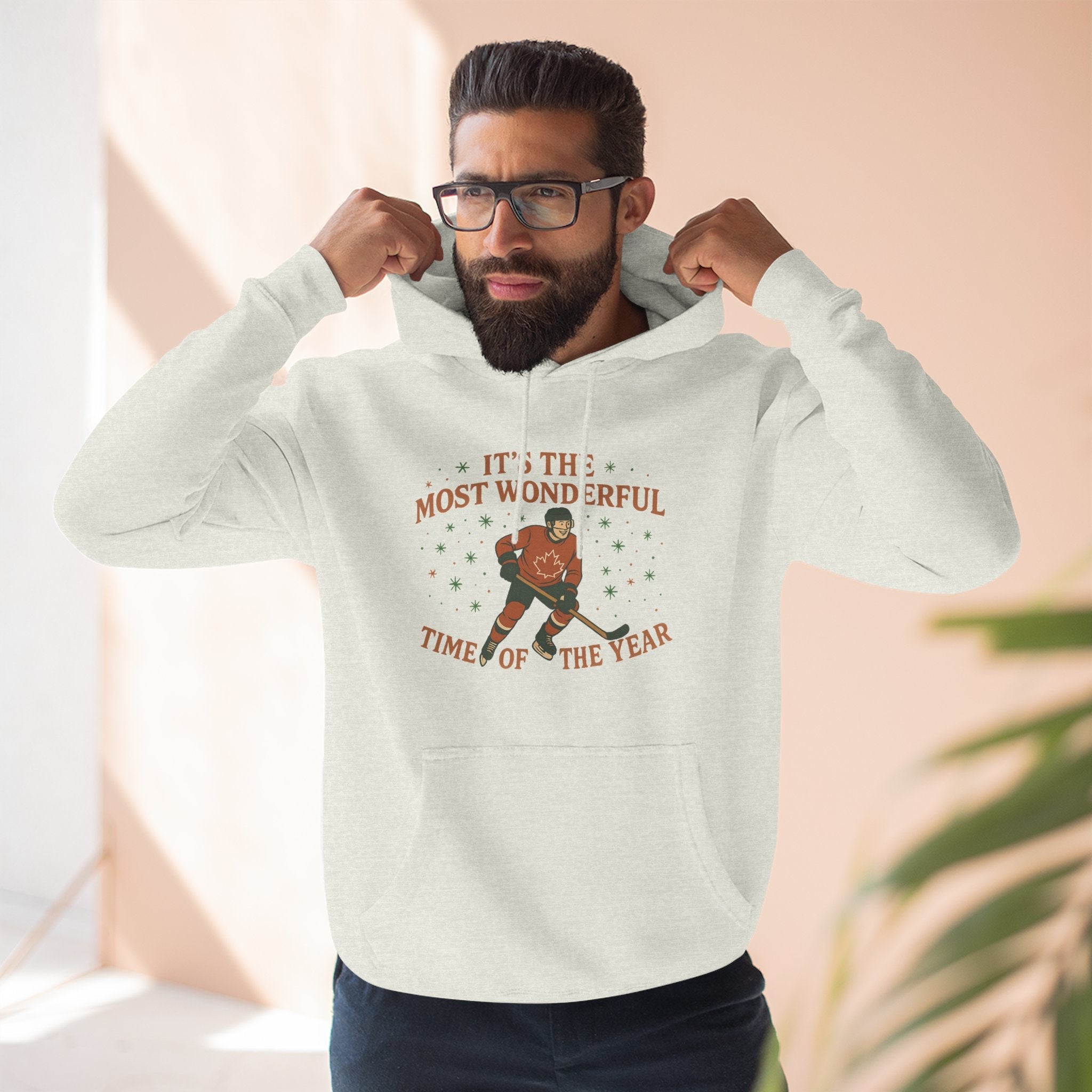 Hockey Canada World Juniors 'It's the Most Wonderful Time of the Year', Winter Sweater, Christmas Apparel Printify