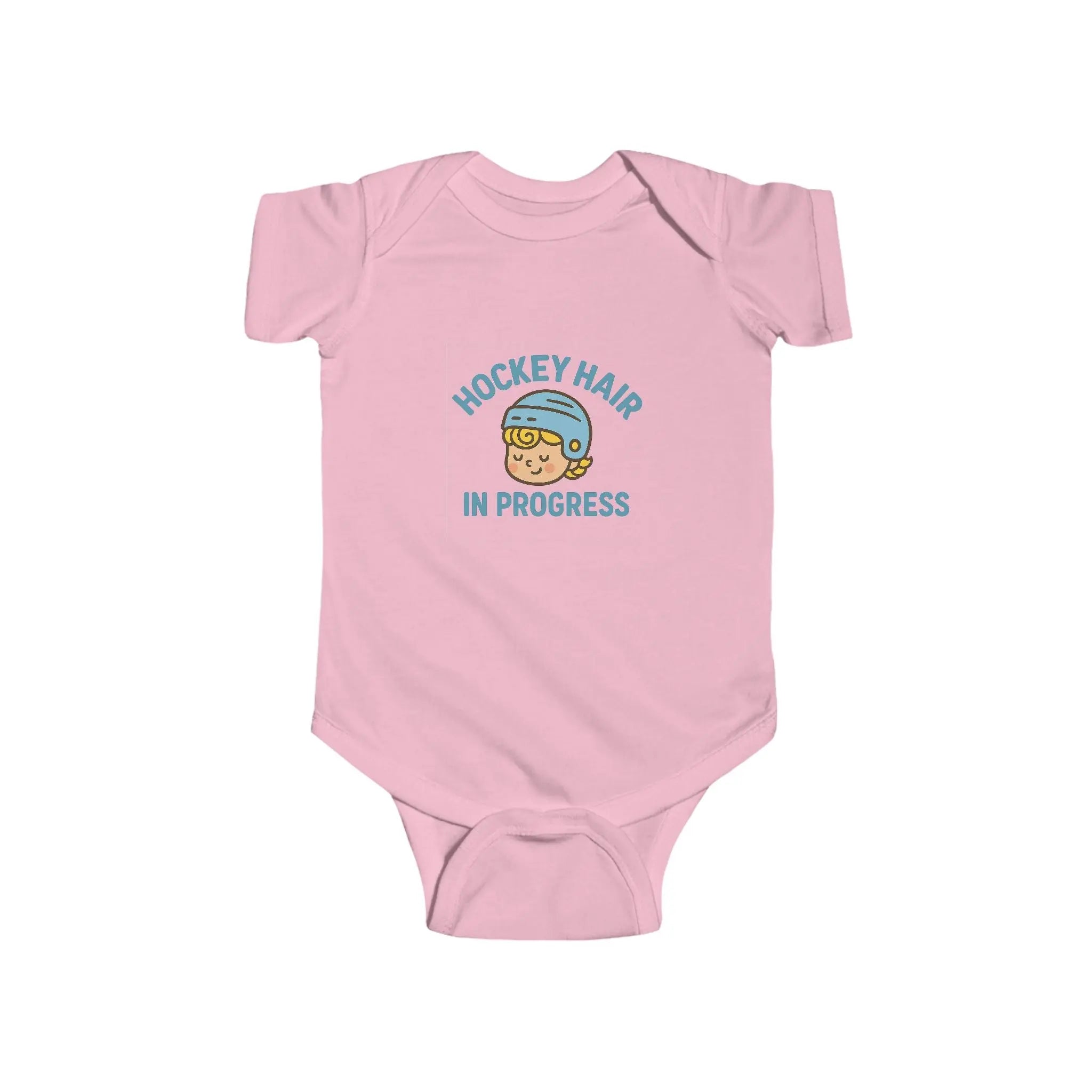 Maple Stick Baby Bodysuit – Hockey Hair in Progress Printify