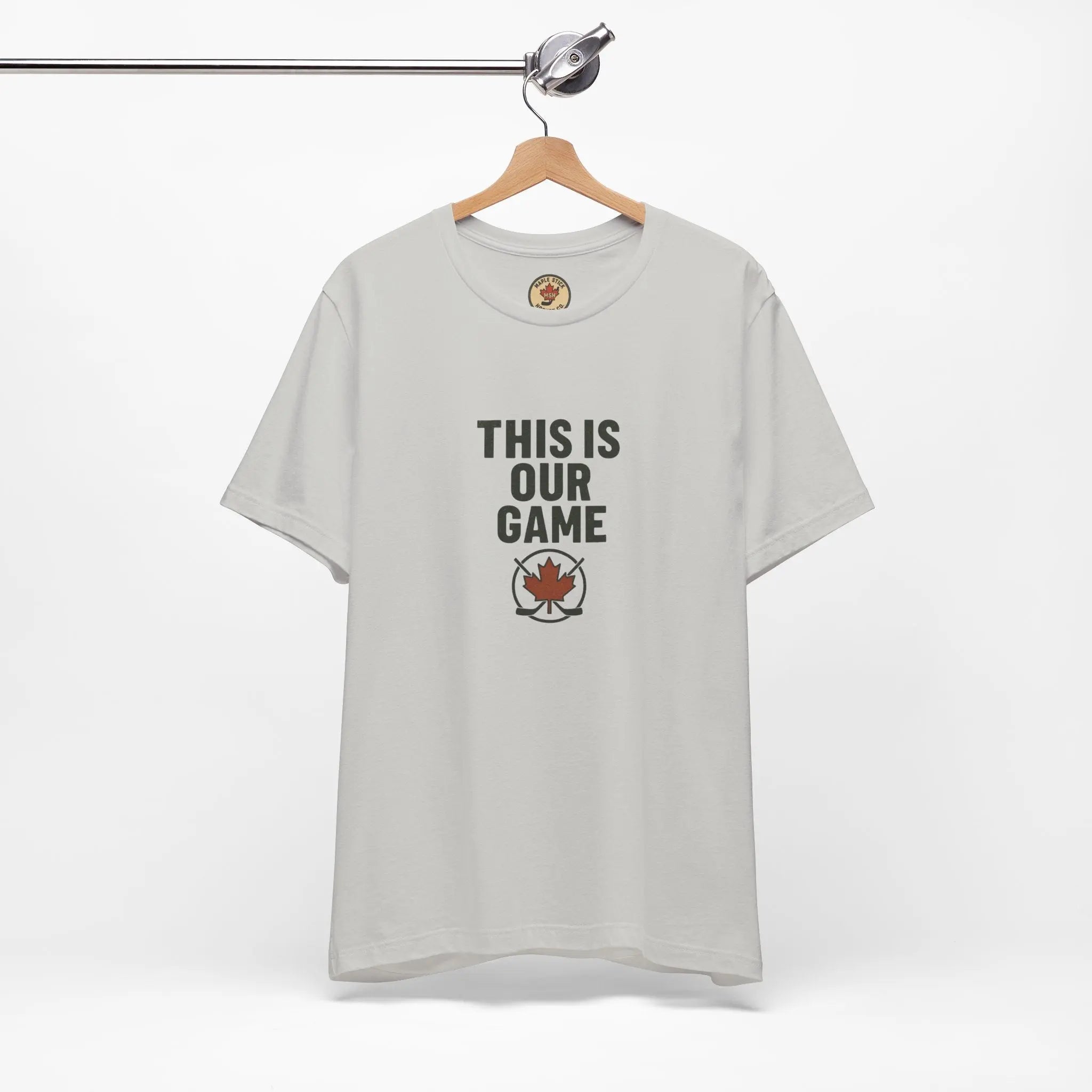 Maple Stick Hockey Fan Tee – Game Day Spirit Printify