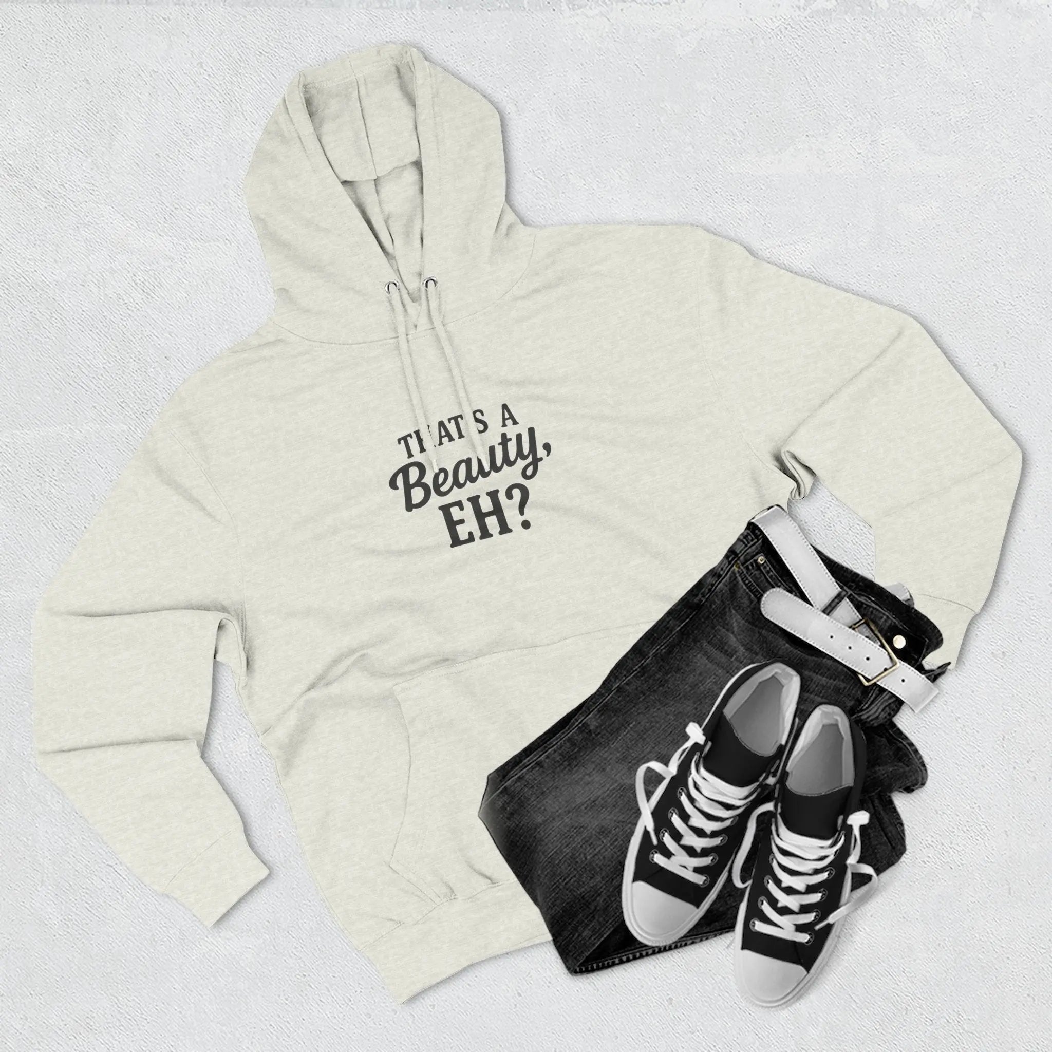 Canadian Pride Fleece Hoodie, Cozy Pullover, Gifts for Him, Her, Thanksgiving, Winter Wear, Loungewear, Casual Style Printify