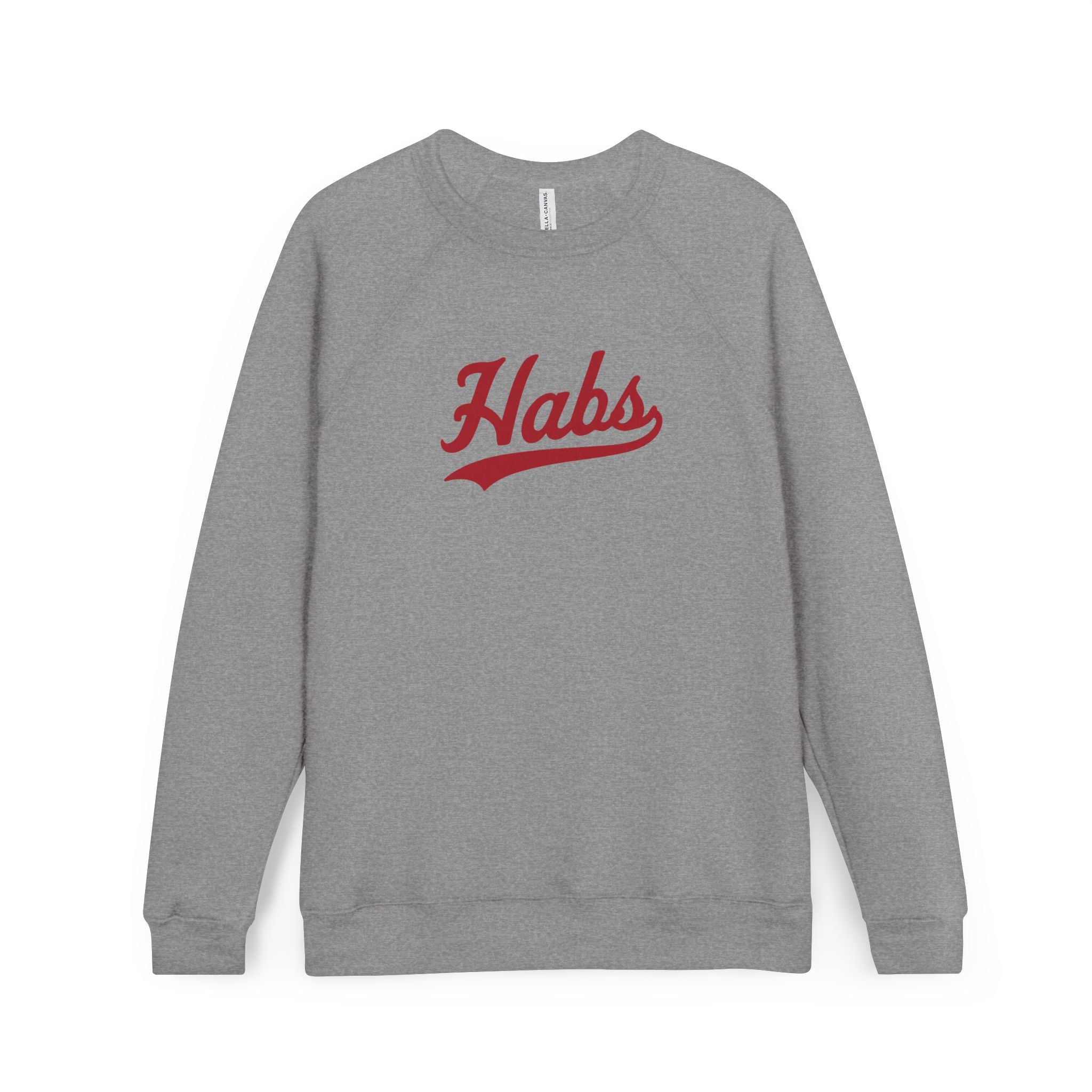 HABS Script Raglan Sweatshirt — Vintage Sports Crewneck