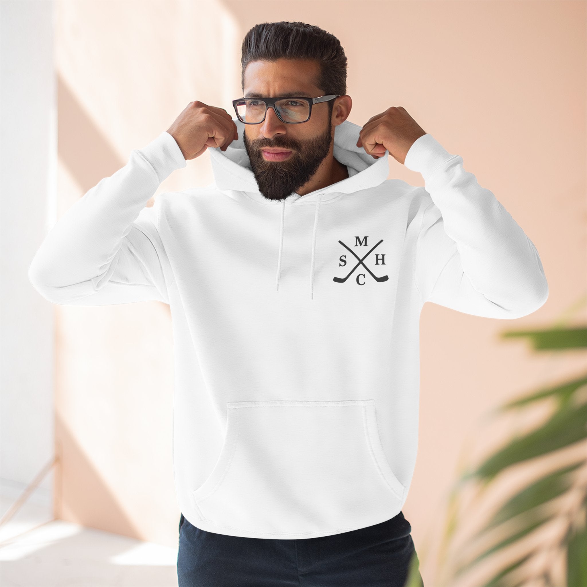 Fleece Hoodie - Maple Stick Hockey Co Canadian Brand Celebration