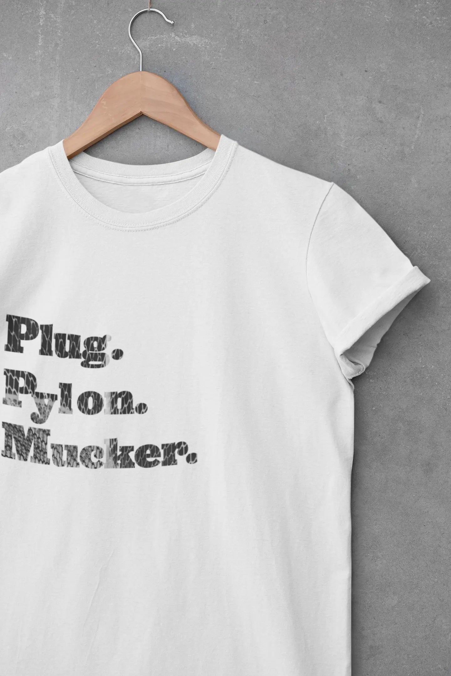 Plug Pylon Mucker T-Shirt - Hockey Hard Worker - Blue Collar Hockey - Maple Stick Hockey - True Fan Gift Printify