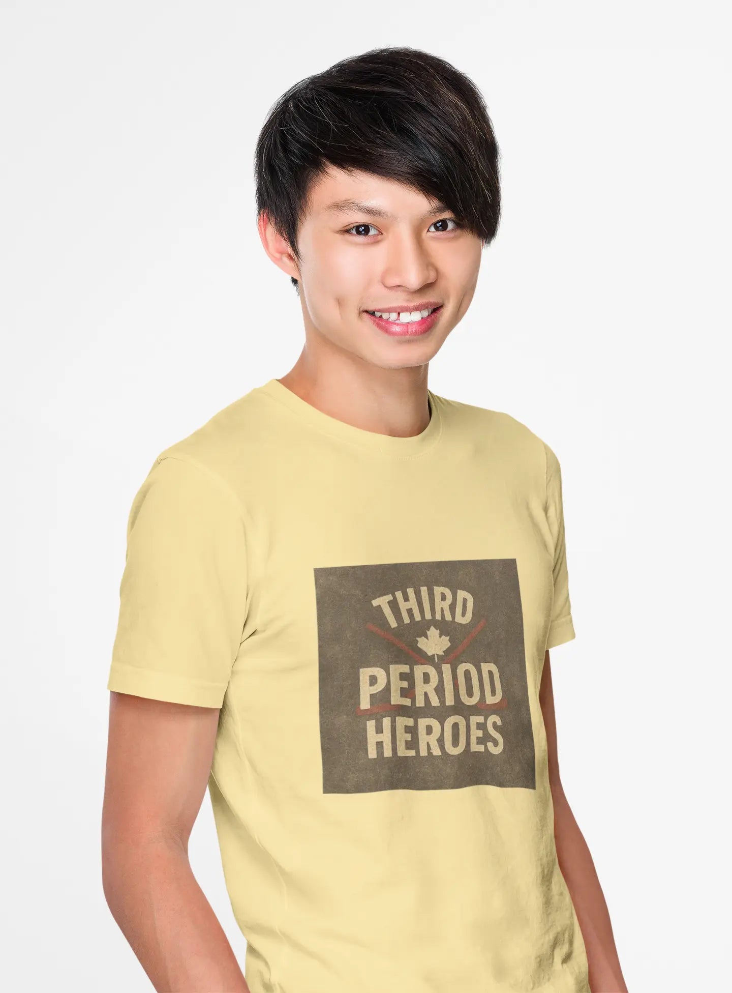 Maple Stick Youth Tee – Third Period Hero, Hockey Game Legend Printify