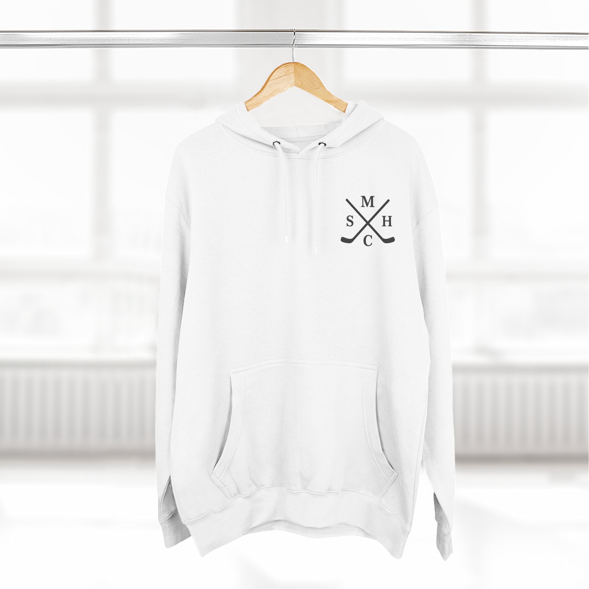 Fleece Hoodie - Maple Stick Hockey Co Canadian Brand Celebration