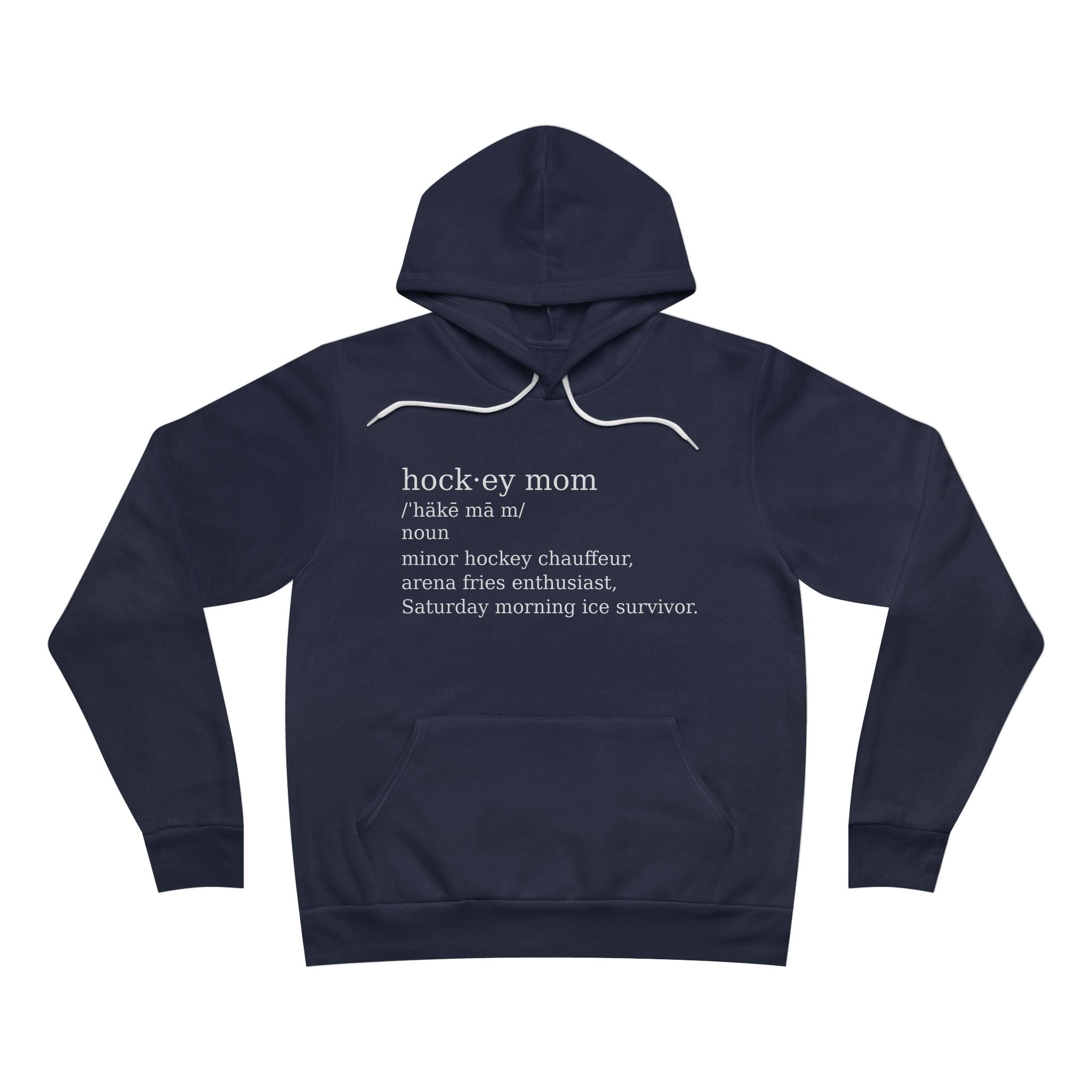 Hockey Mom Definition Hoodie | Hockey Mom Pullover, Arena Chauffeur, Saturday Ice Survivor