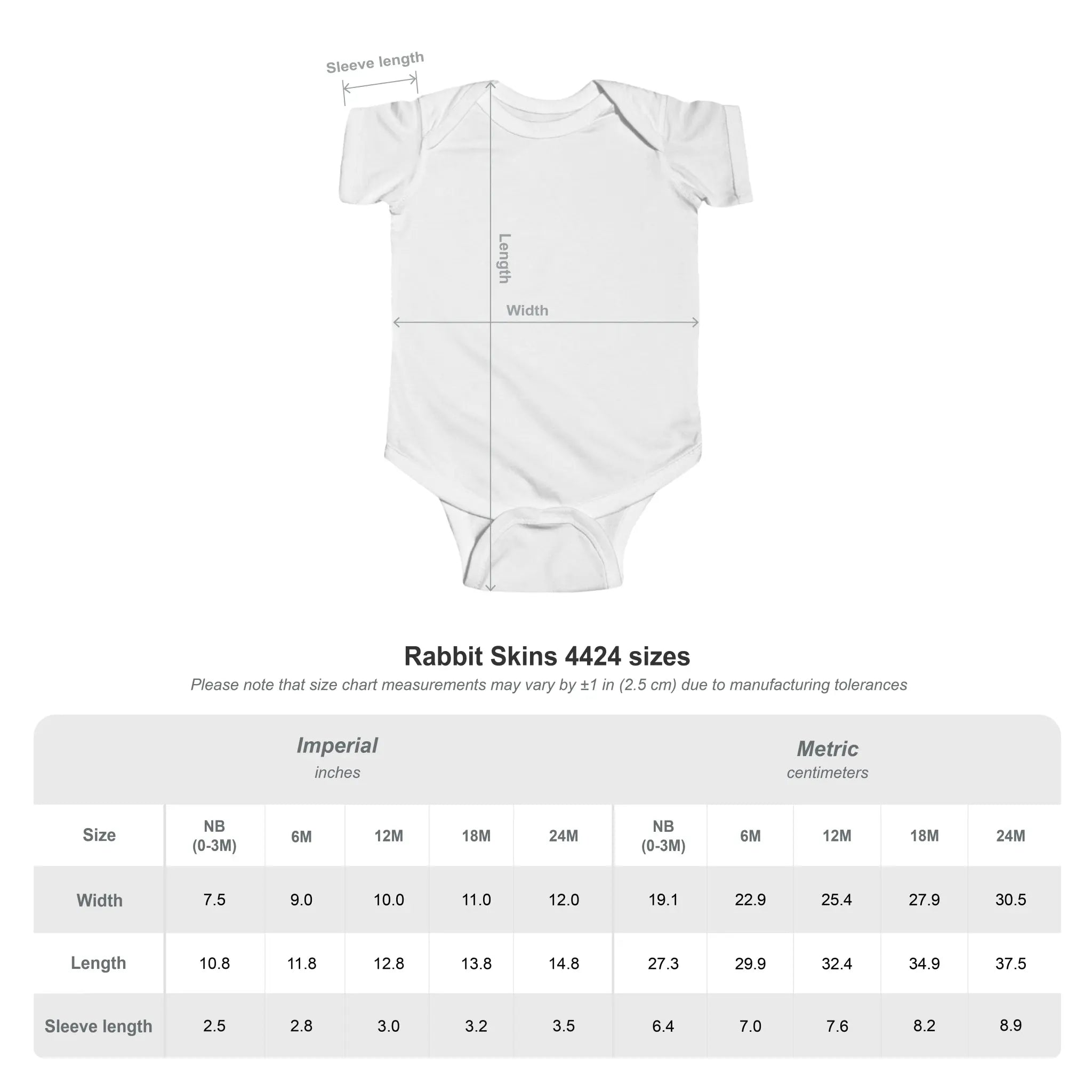 Maple Stick Baby Bodysuit – Hockey Hair in Progress Printify
