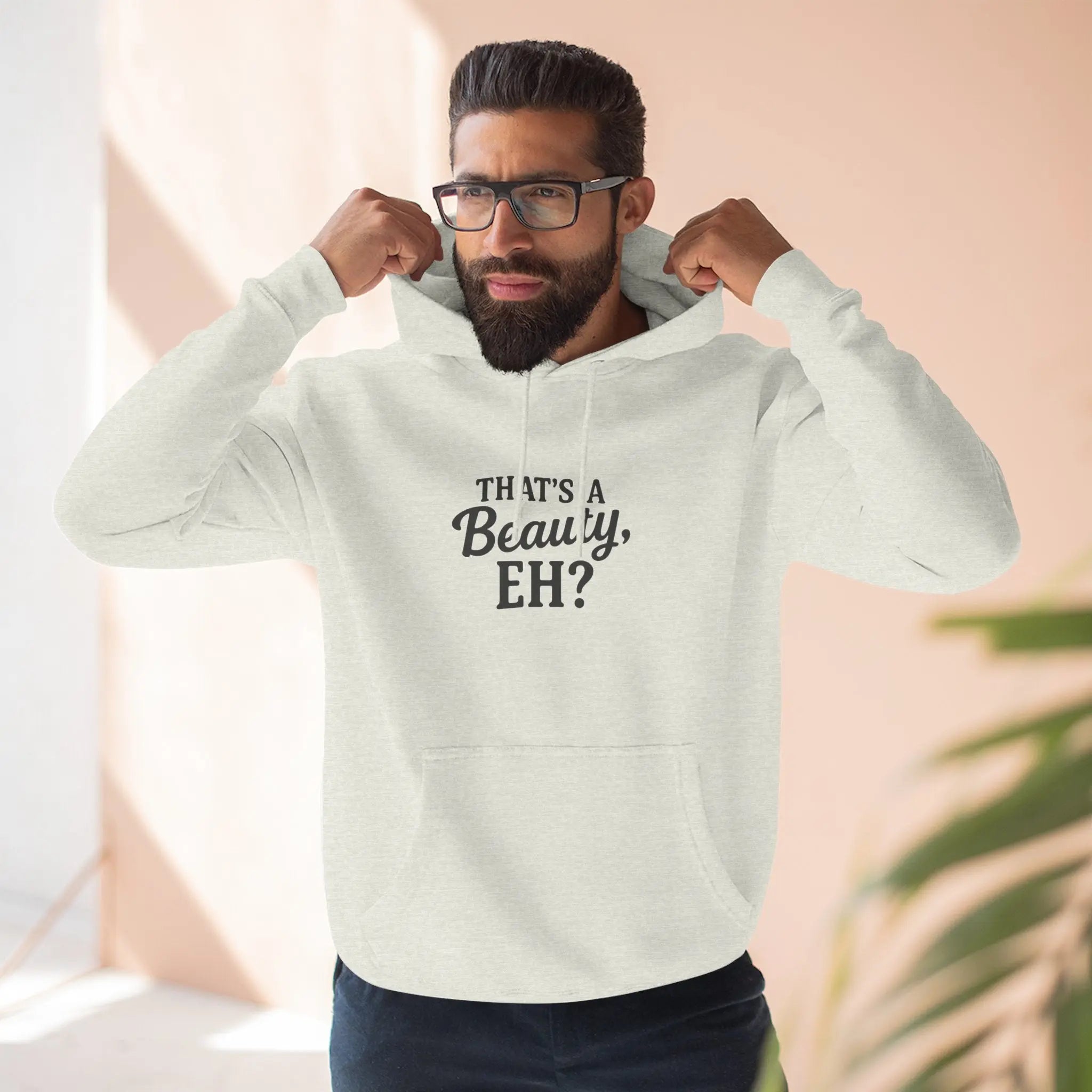 Canadian Pride Fleece Hoodie, Cozy Pullover, Gifts for Him, Her, Thanksgiving, Winter Wear, Loungewear, Casual Style Printify