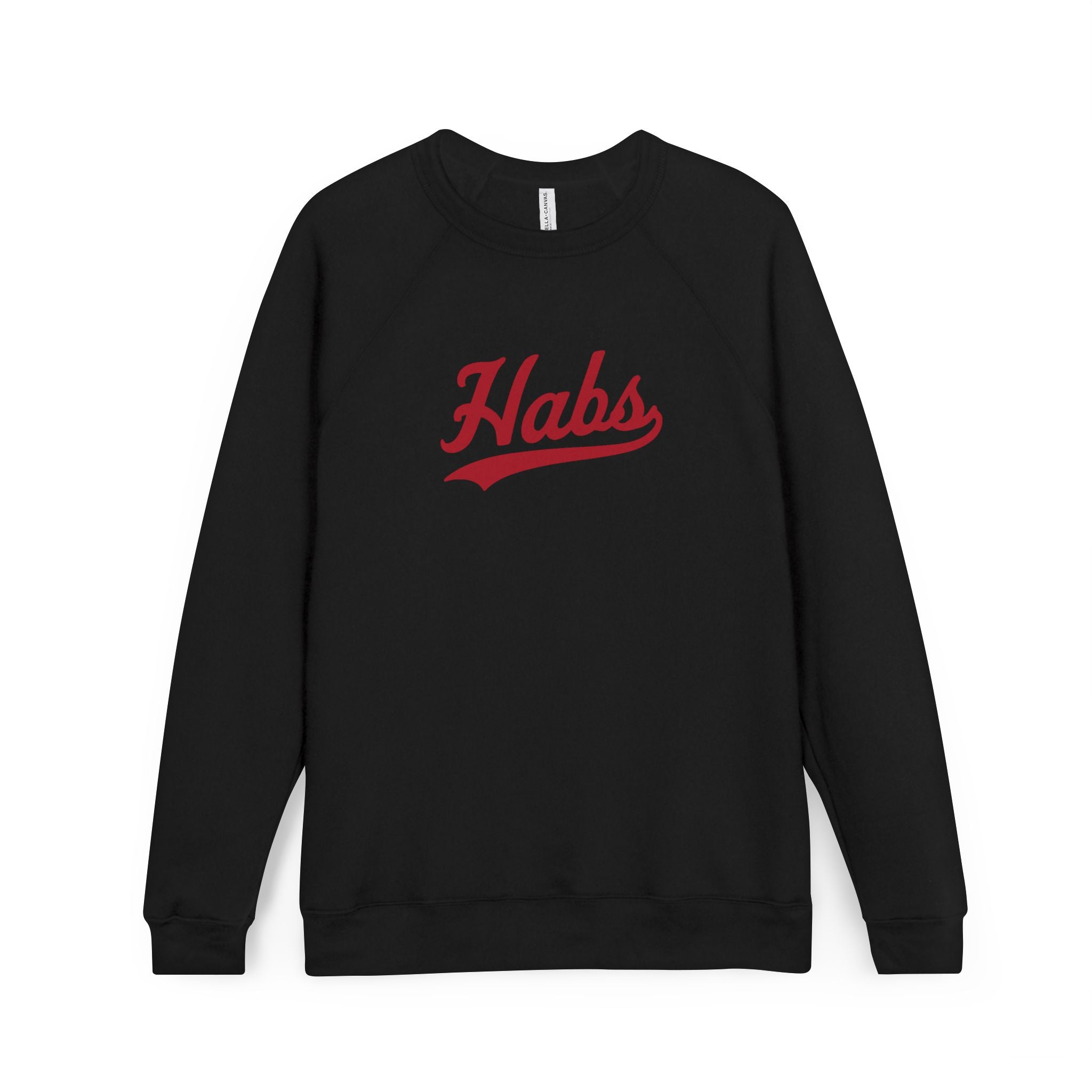 HABS Script Raglan Sweatshirt — Vintage Sports Crewneck